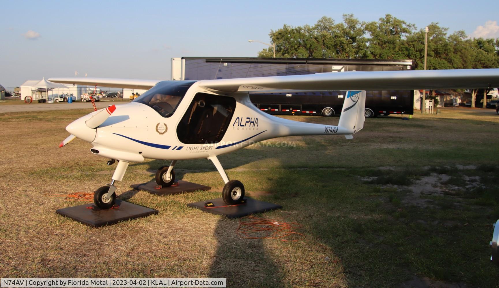 N74AV, 2018 Pipistrel Alpha Trainer C/N 689 AT 912, Sun N Fun 2023 zx LAL