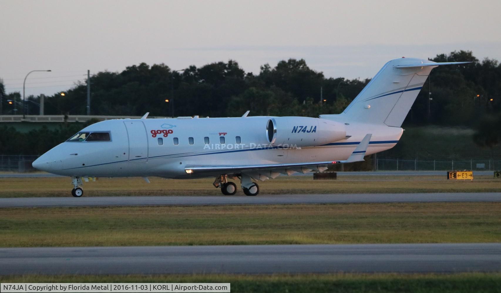 N74JA, 1982 Canadair Challenger 600S (CL-600-1A11) C/N 1060, Challenger 600 zx