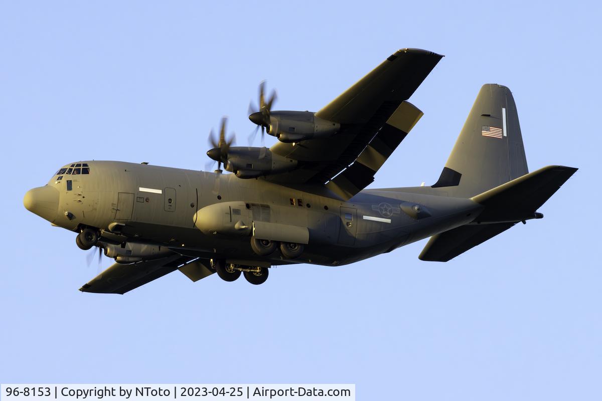 96-8153, 1996 Lockheed Martin EC-130J Commando Solo III C/N 382-5454, Plane