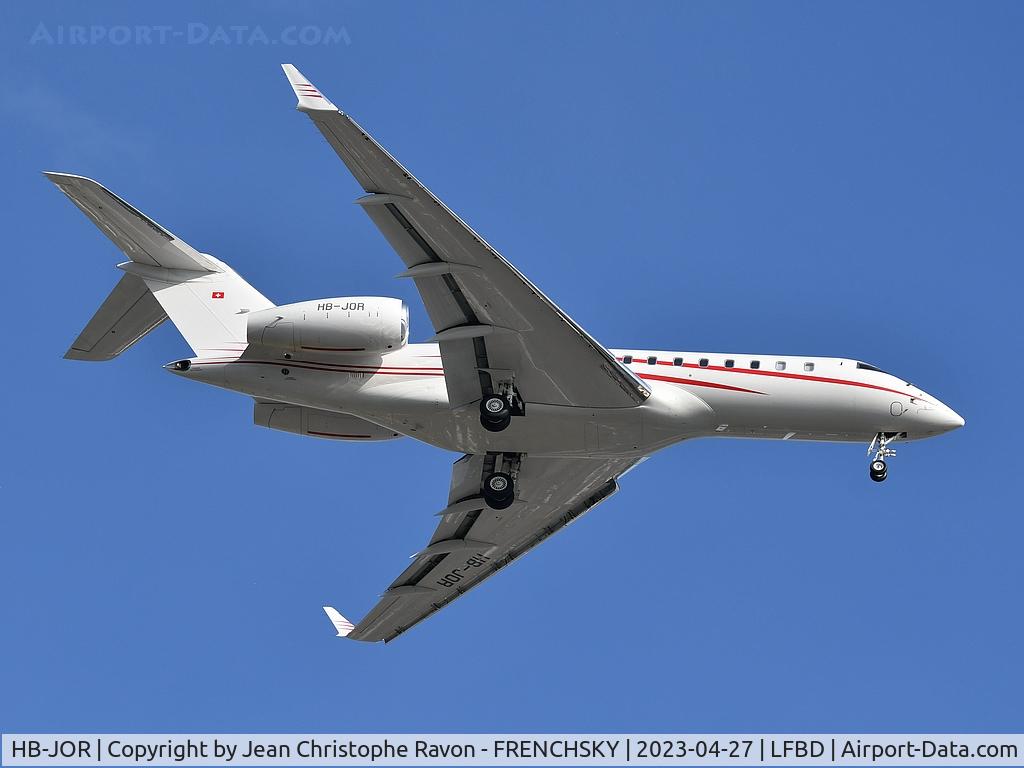 HB-JOR, 2010 Bombardier Global 5000 (BD-700-1A11) C/N 9418, Nomad Aviation from Geneva
