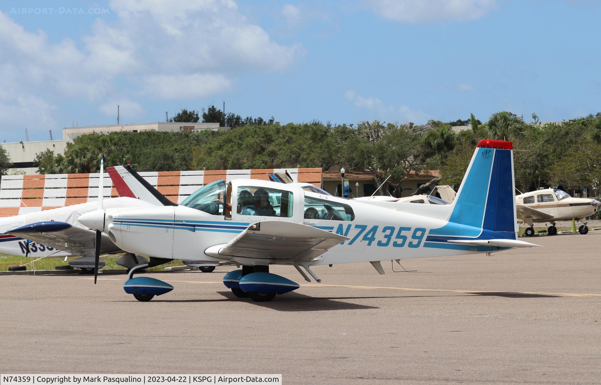 N74359, 1975 Grumman American AA-5B Tiger C/N AA5B-0207, Grumman American AA-5B