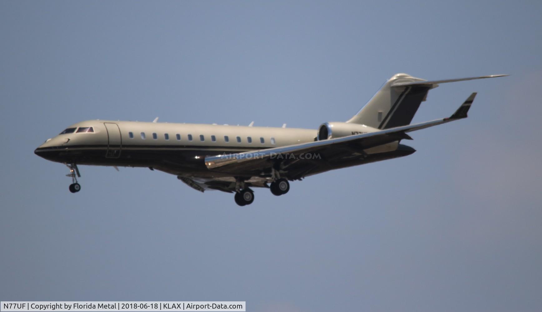 N77UF, 2008 Bombardier BD-700-1A10 Global Express C/N 9284, Global Express zx