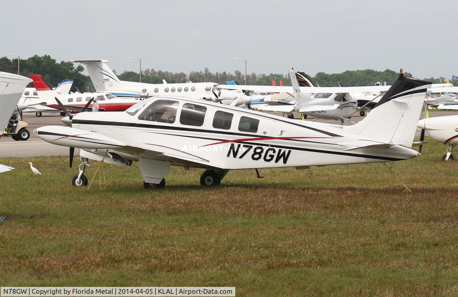 N78GW, 1978 Beech A36 Bonanza 36 C/N E-1351, Bonanza 36 zx