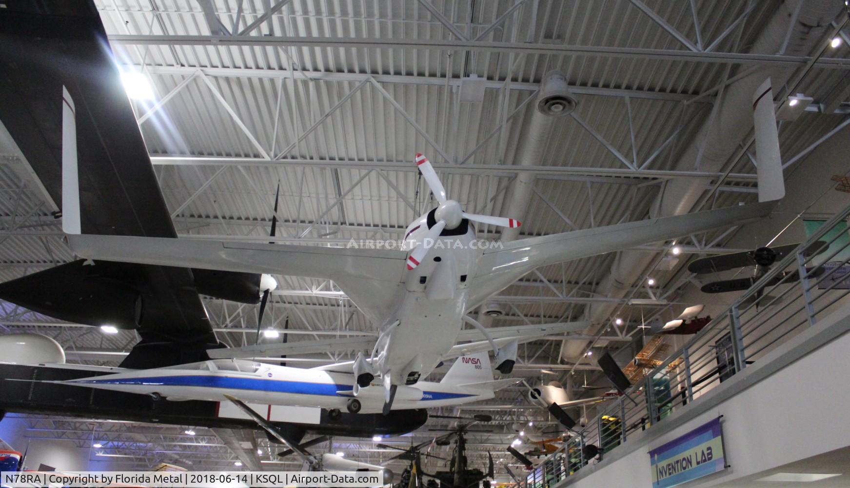 N78RA, 1978 Rutan Defiant C/N 001, Rutan Defiant zx