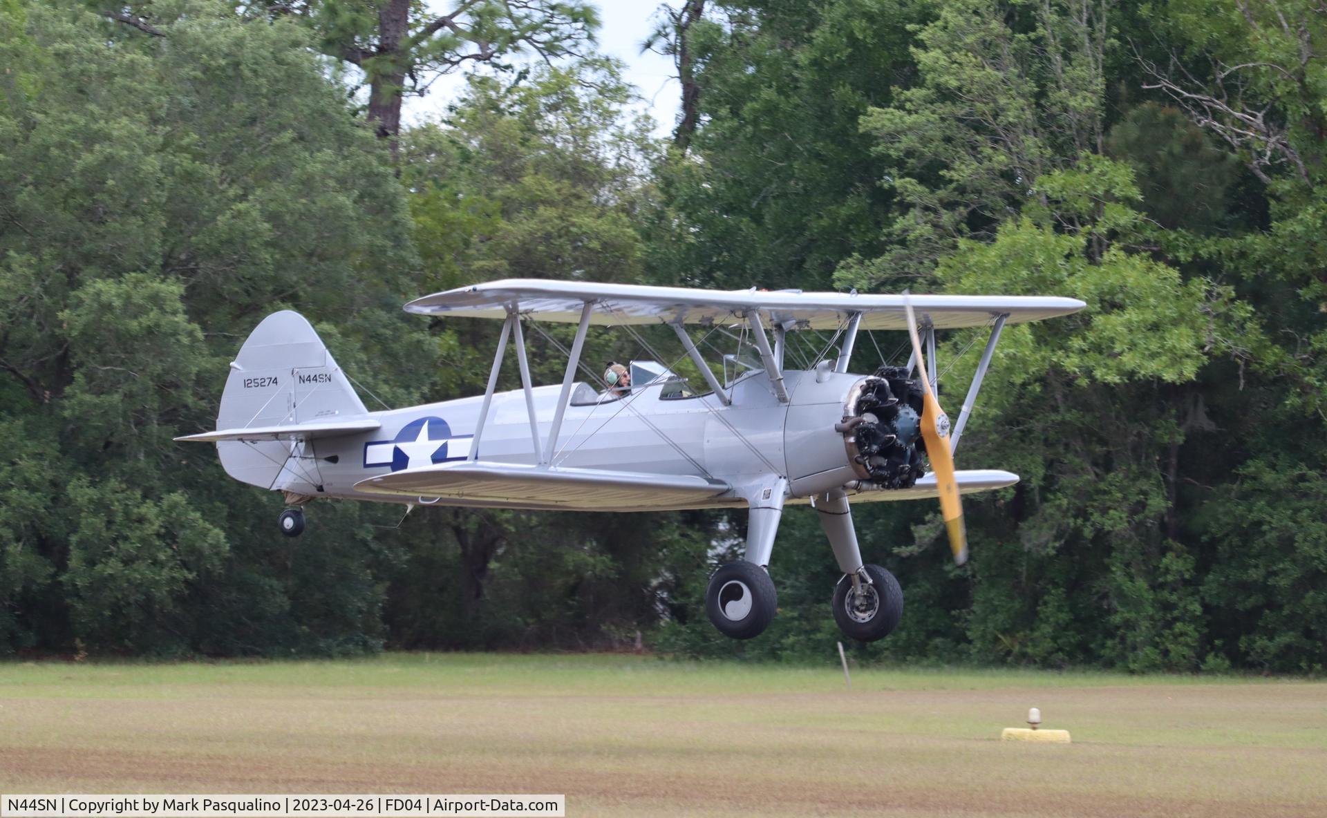 N44SN, 1941 Boeing A75N1(PT17) C/N 75-2763, Stearman