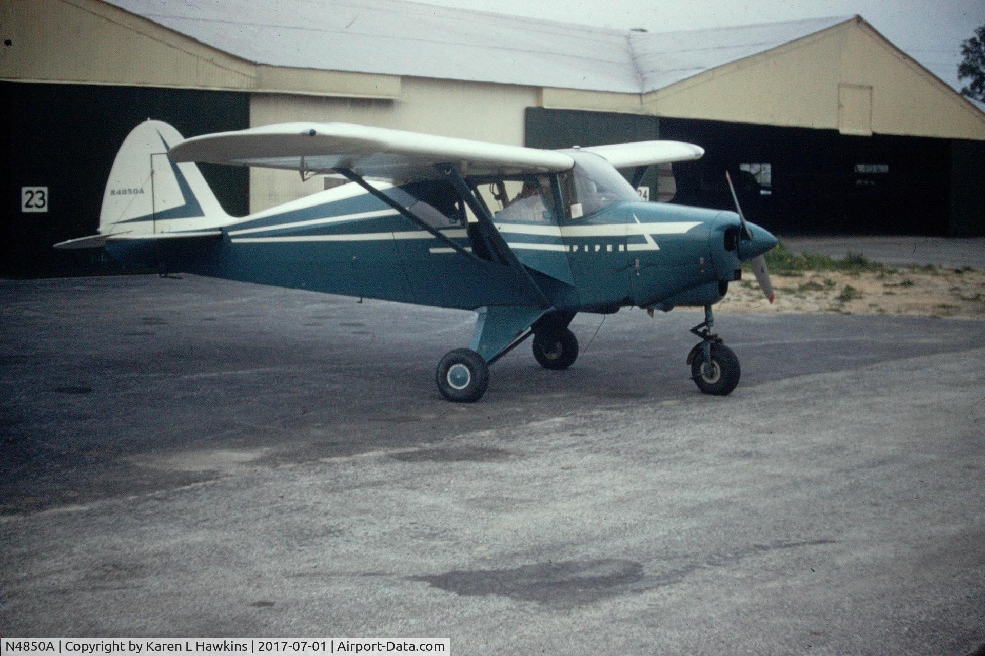 N4850A, 1956 Piper PA-22-150 C/N 22-4003, Wings Field, Norristown, Pa around 1959