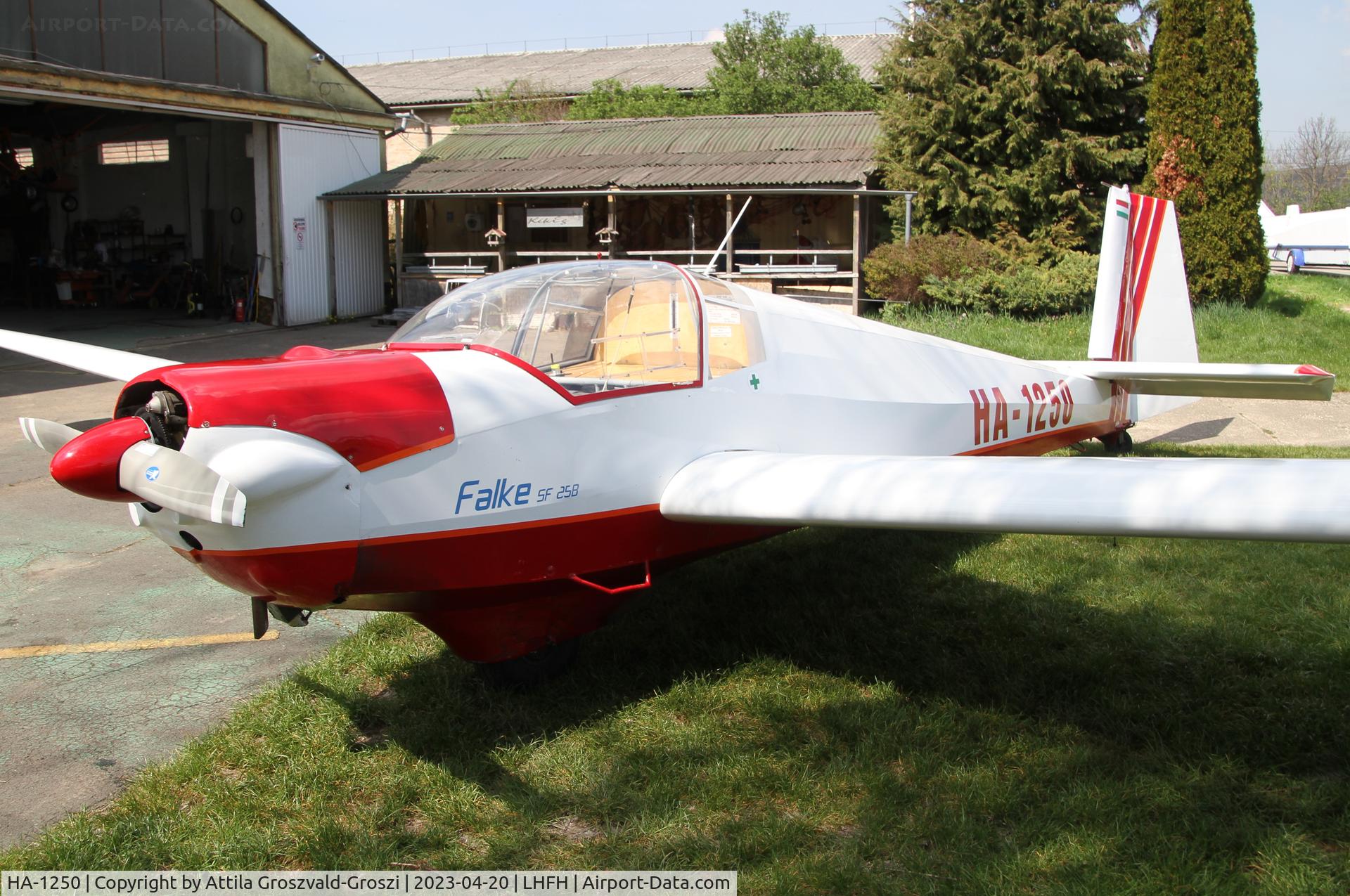 HA-1250, 1968 Scheibe SF-25B Falke C/N 4632, LHFH - Farkashegy Airport, Budakeszi - Hungary