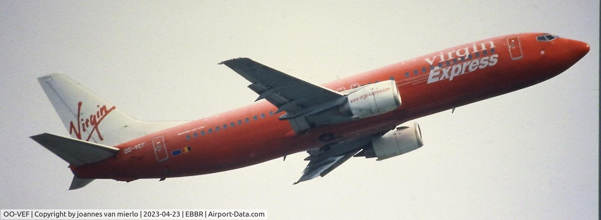 OO-VEF, 1992 Boeing 737-430 C/N 27000, Slide scan