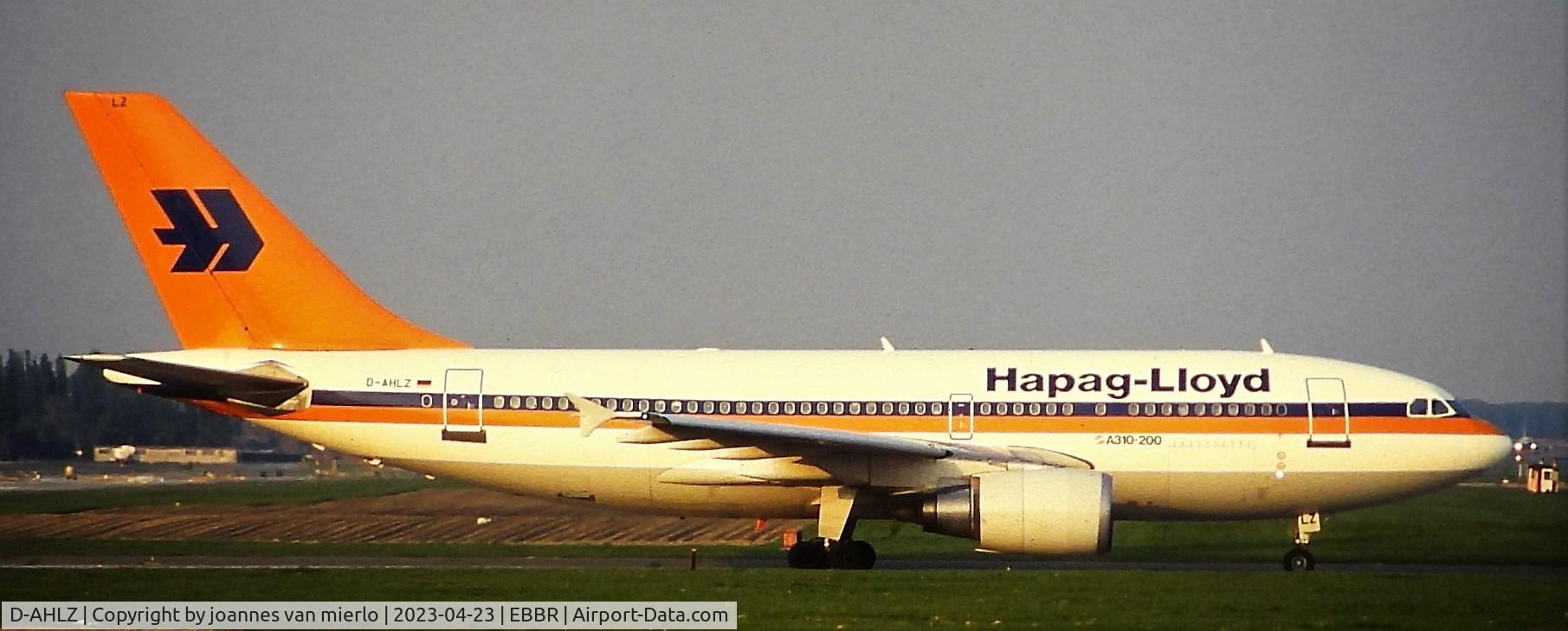 D-AHLZ, 1987 Airbus A310-204 C/N 468, Slide scan