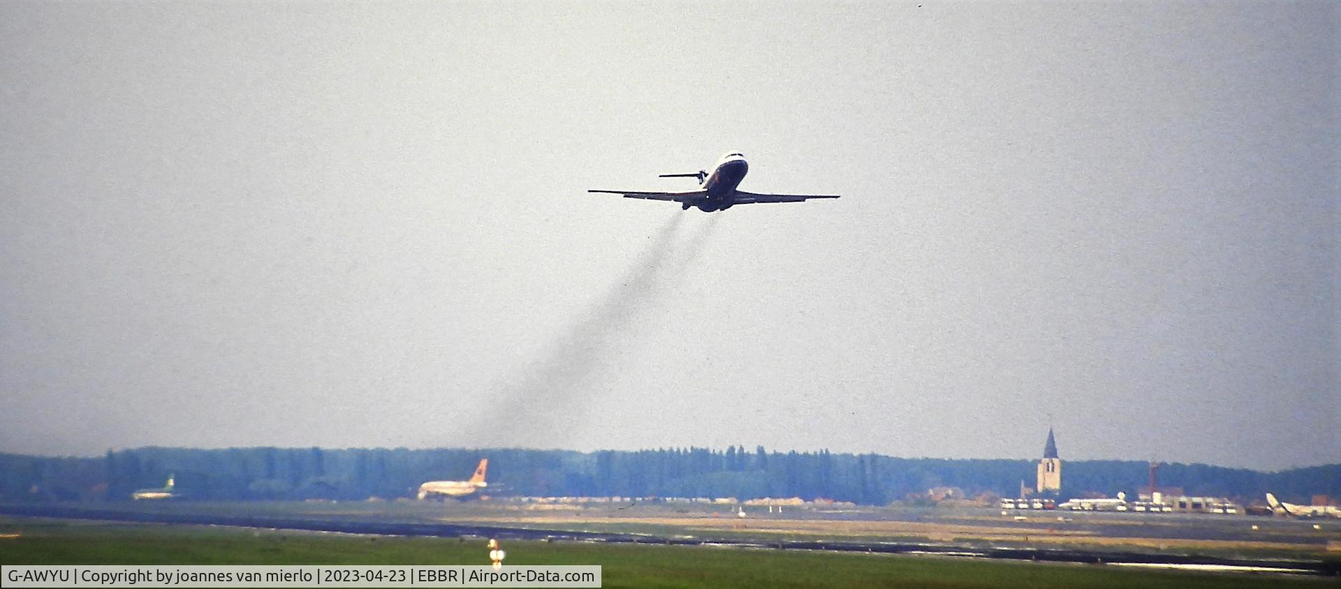 G-AWYU, 1969 BAC 111-501EX One-Eleven C/N BAC.177, Slide scan