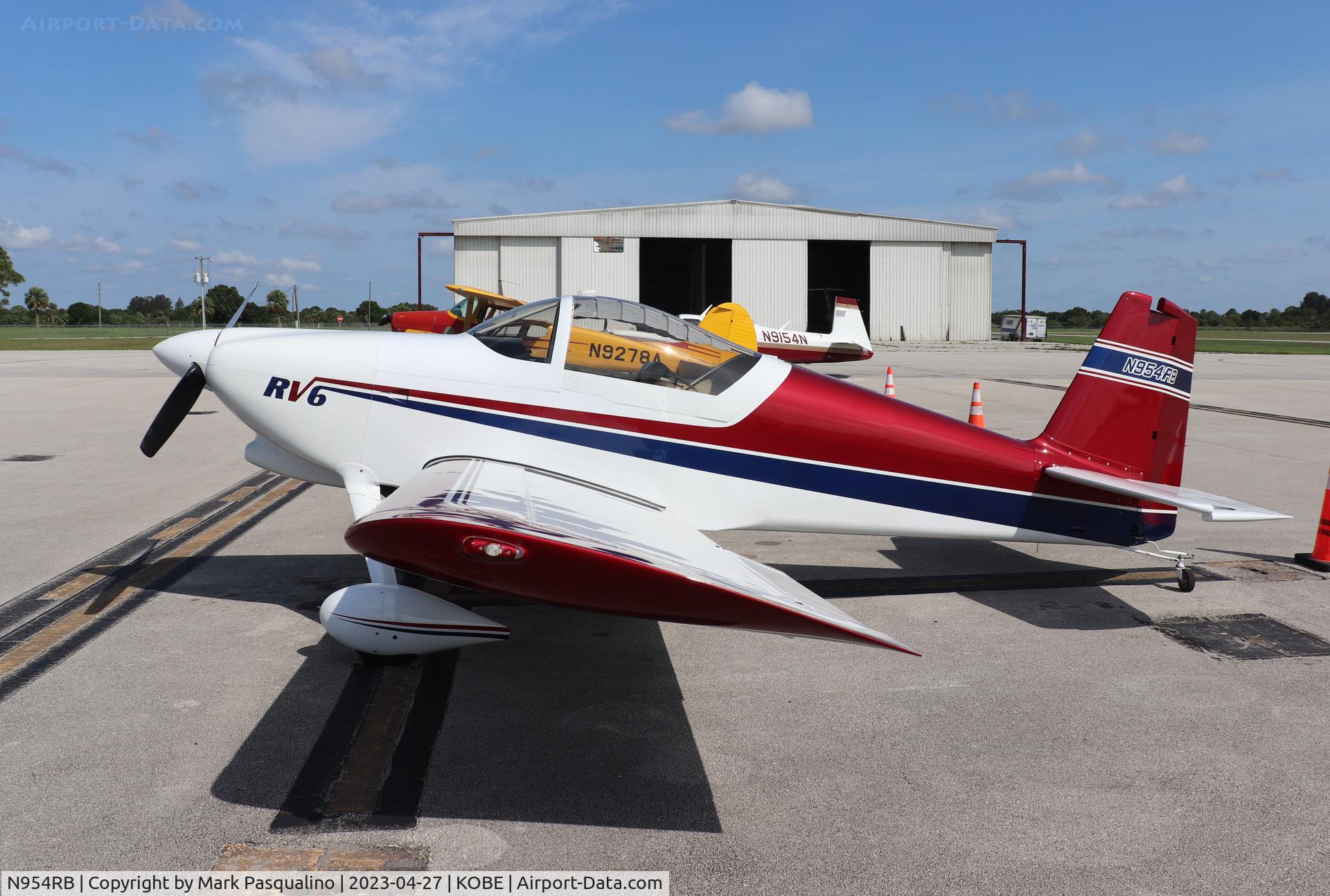 N954RB, 2005 Vans RV-6 C/N 60539, Vans RV-6