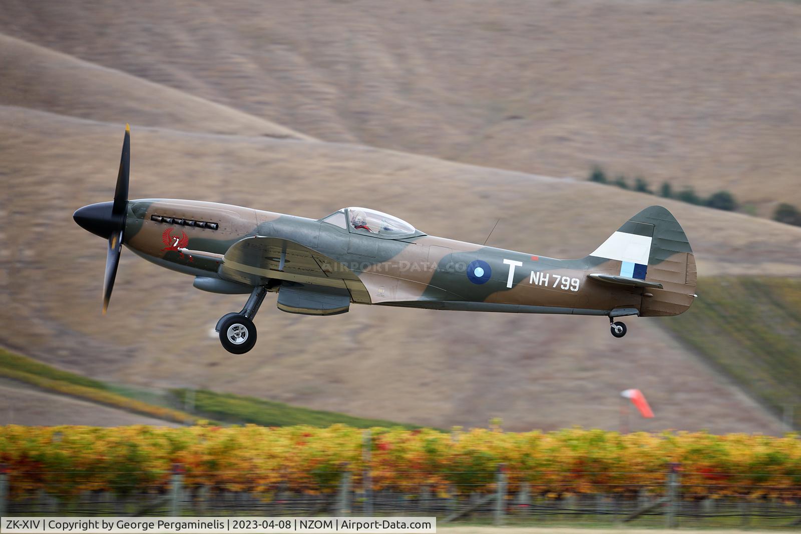 ZK-XIV, 1945 Supermarine 379 Spitfire FR.XIV C/N 6S/648269, Classic Fighters Airshow 2023.
