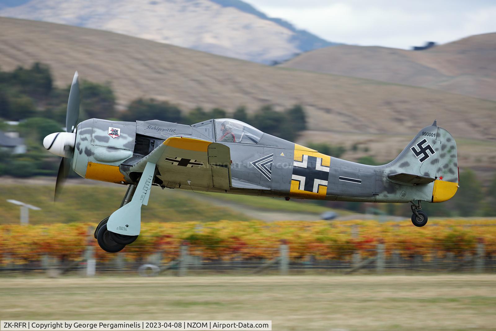 ZK-RFR, 2004 Flugwerk Fw 190-A8/N Replica C/N 990001, Classic Fighters Airshow 2023.