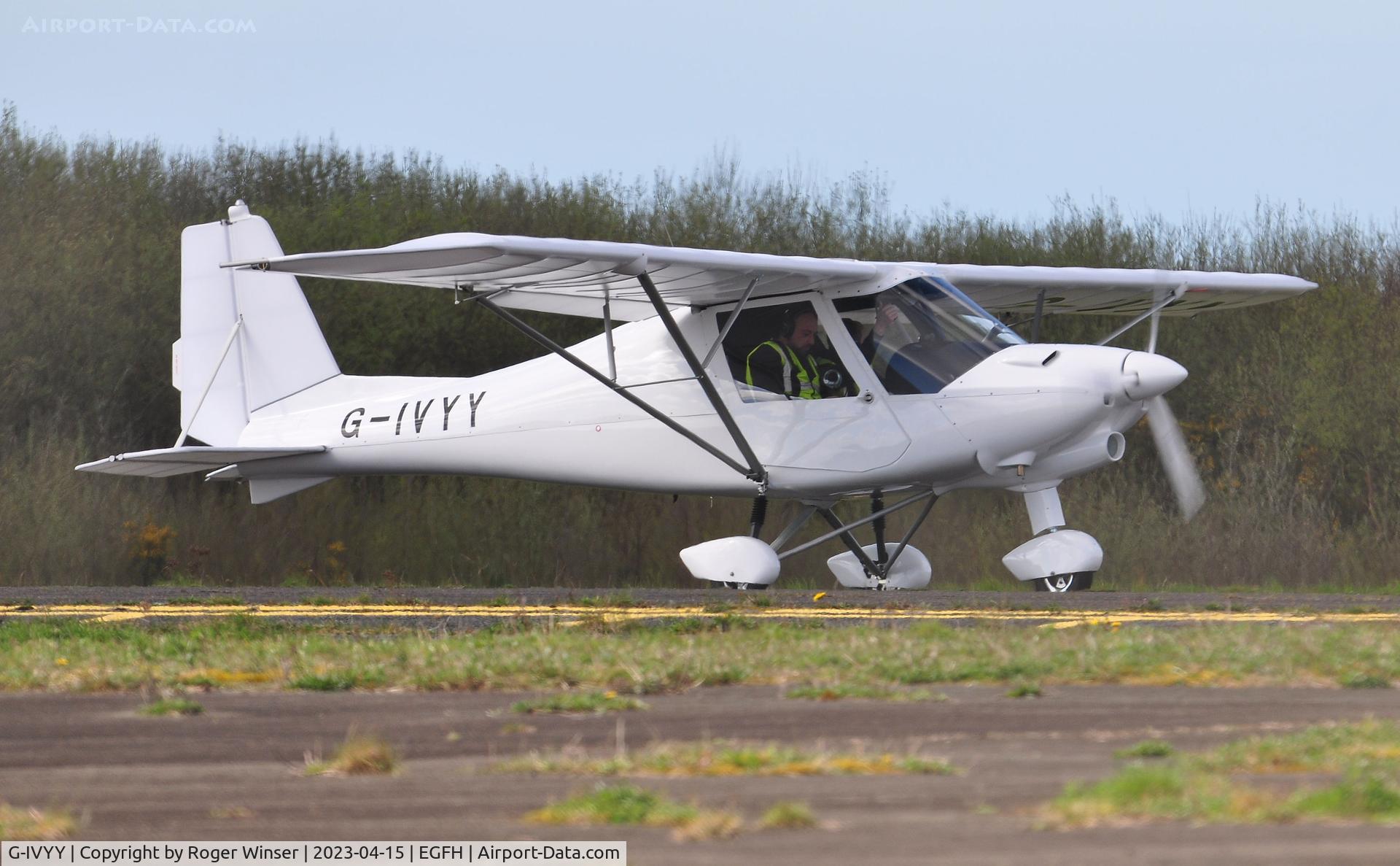 G-IVYY, 2023 Comco Ikarus C42 FB100 Bravo C/N 42B-7688, Resident C42 Bravo operated by Gower Flight Centre.