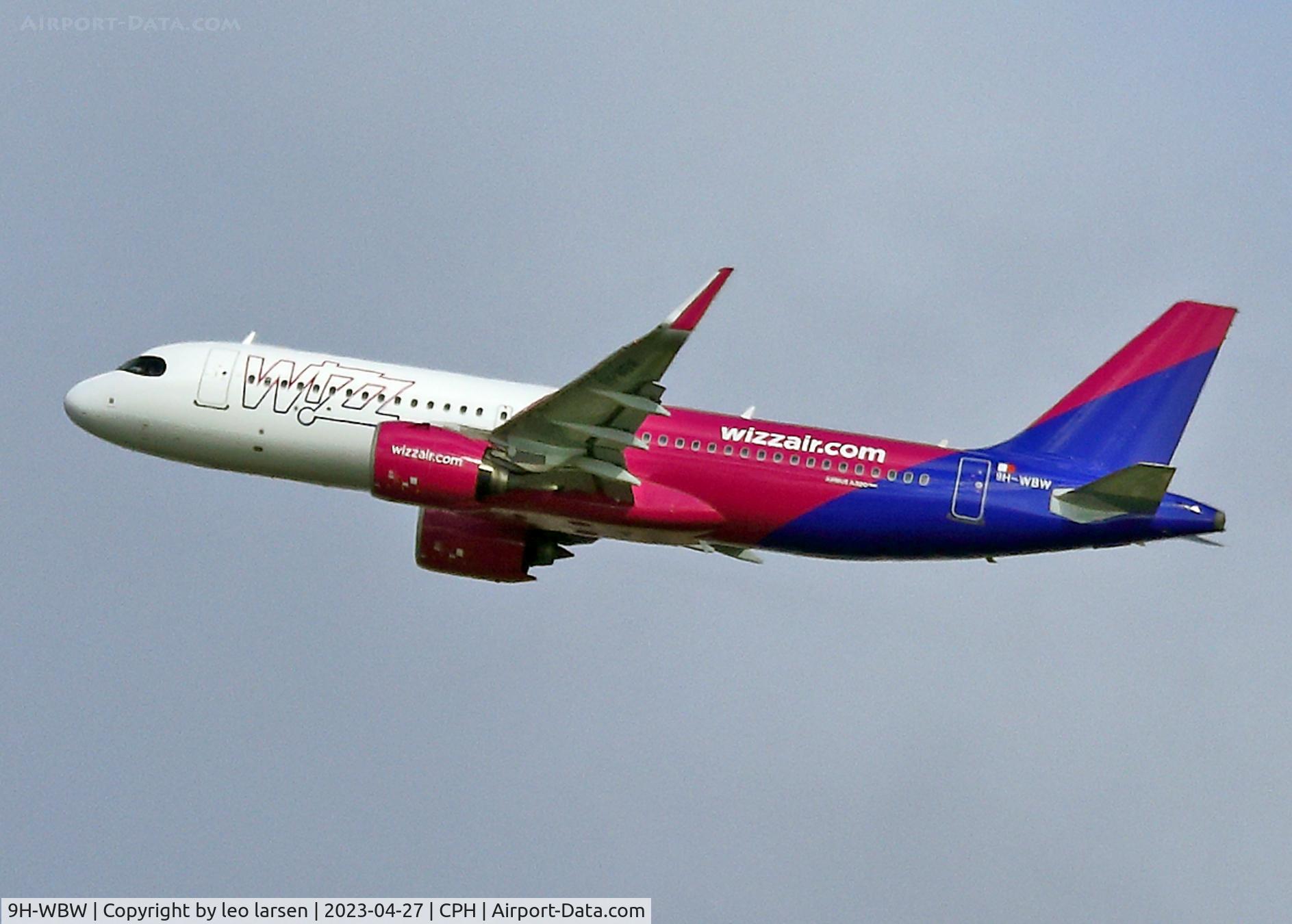 9H-WBW, 2020 Airbus A320-271N C/N 9586, Copenhagen 27.4.2023
