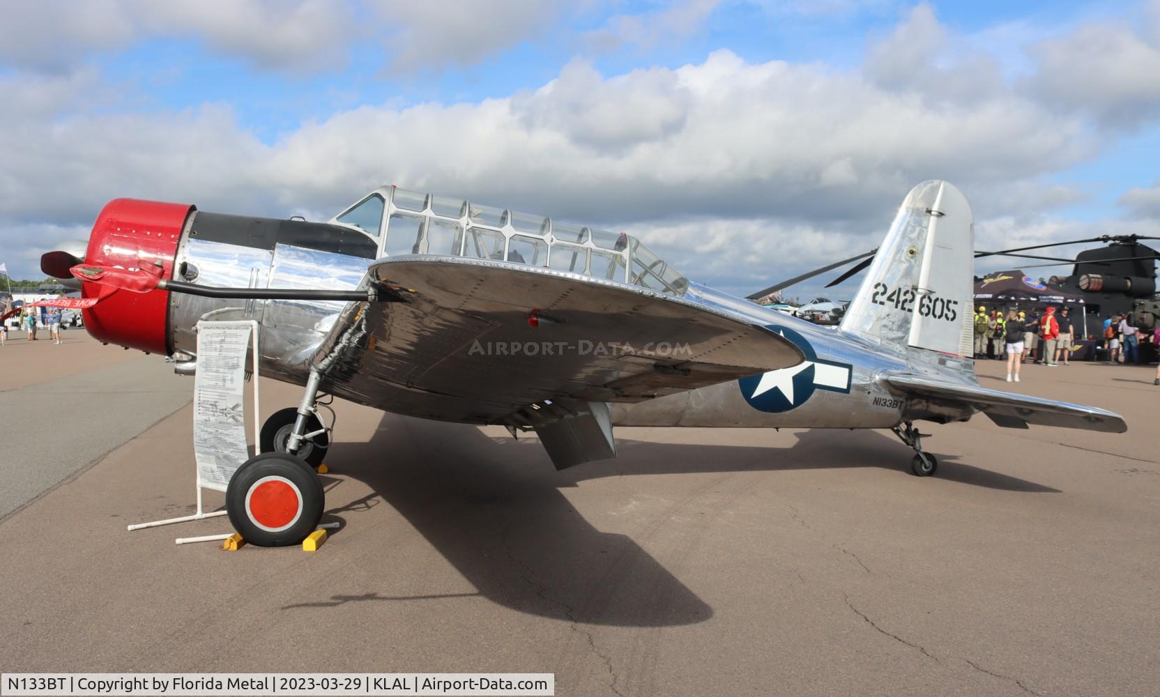 N133BT, 1943 Consolidated Vultee BT-13A C/N 9683, Sun N Fun 2023 zx LAL
