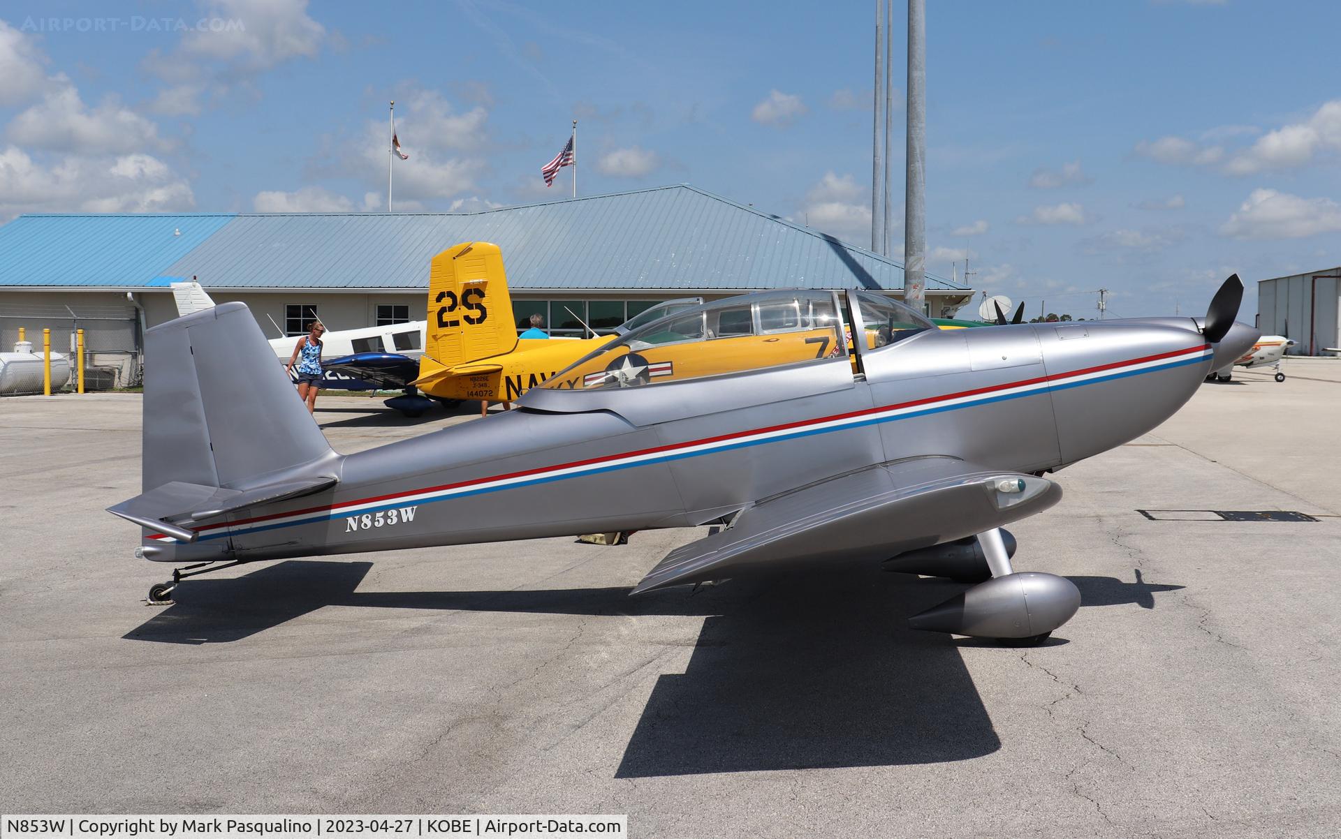 N853W, 2000 Vans RV-8 C/N 80953, Vans RV-8