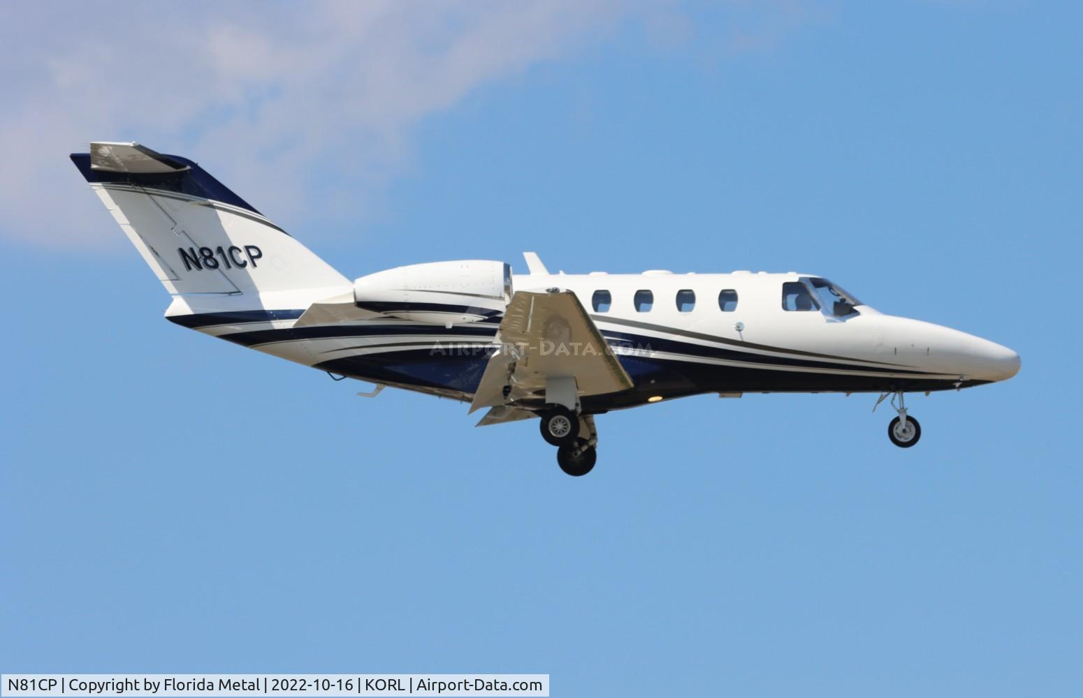 N81CP, 2007 Cessna 525 CitationJet CJ1+ C/N 525-0633, C525 zx