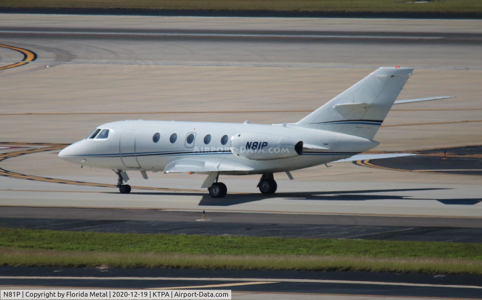 N81P, 1981 Dassault Fan Jet Falcon (20F) C/N 446, Falcon 10 zx