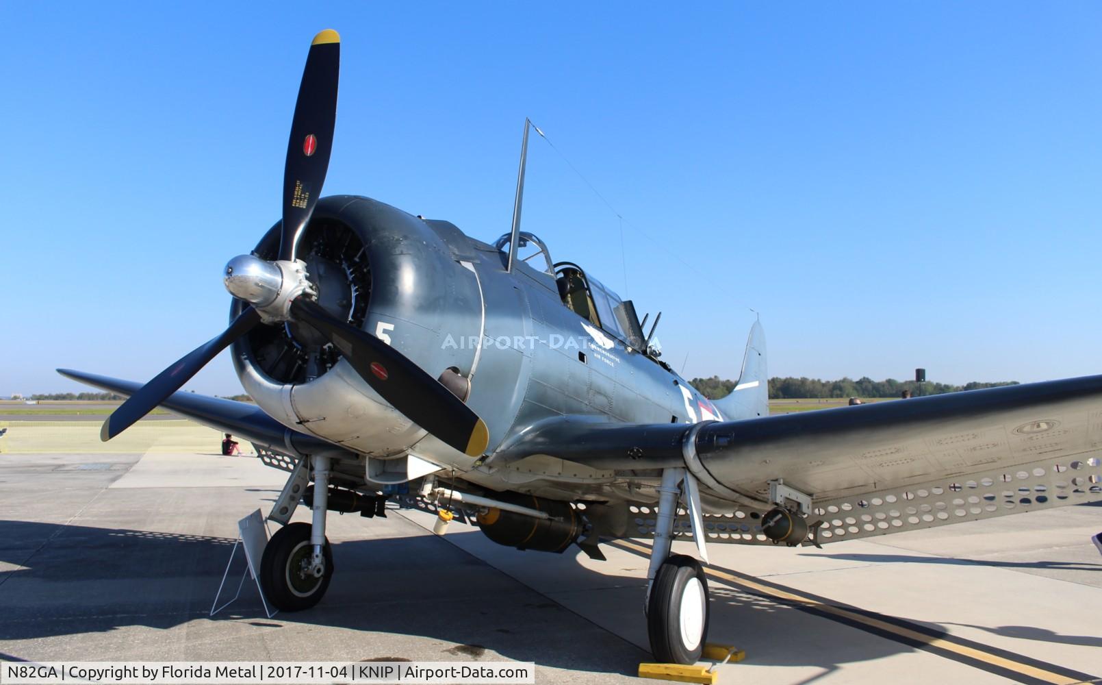 N82GA, Douglas SBD-5 Dauntless C/N 54532, SBD Dauntless zx