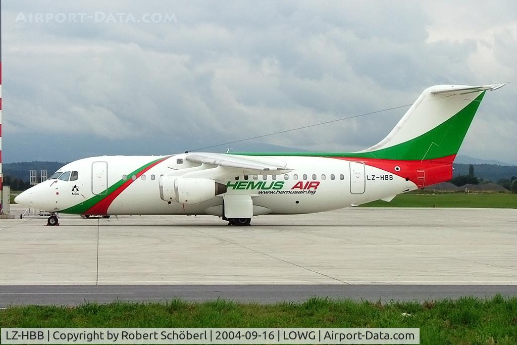 LZ-HBB, 1987 British Aerospace BAe.146-200A C/N E2073, LZ-HBB @ LOWG 2004