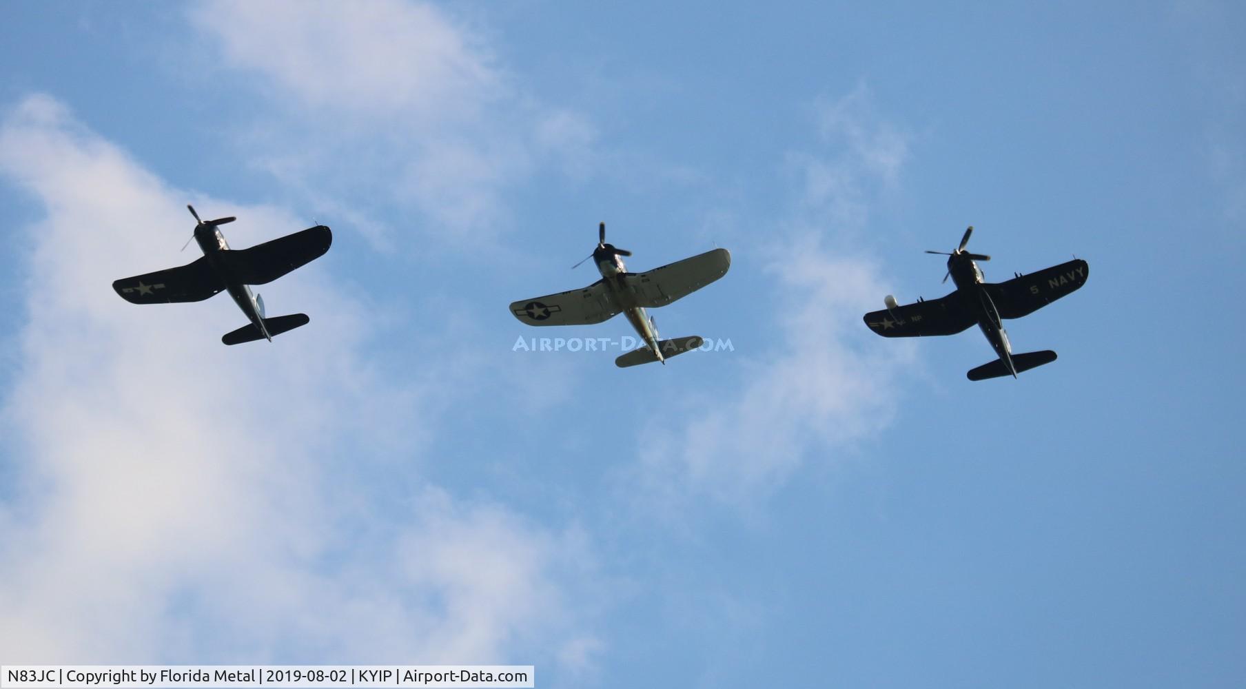 N83JC, 1943 Goodyear FG-1D Corsair C/N 67089, Thunder Over Michigan 2019 zx