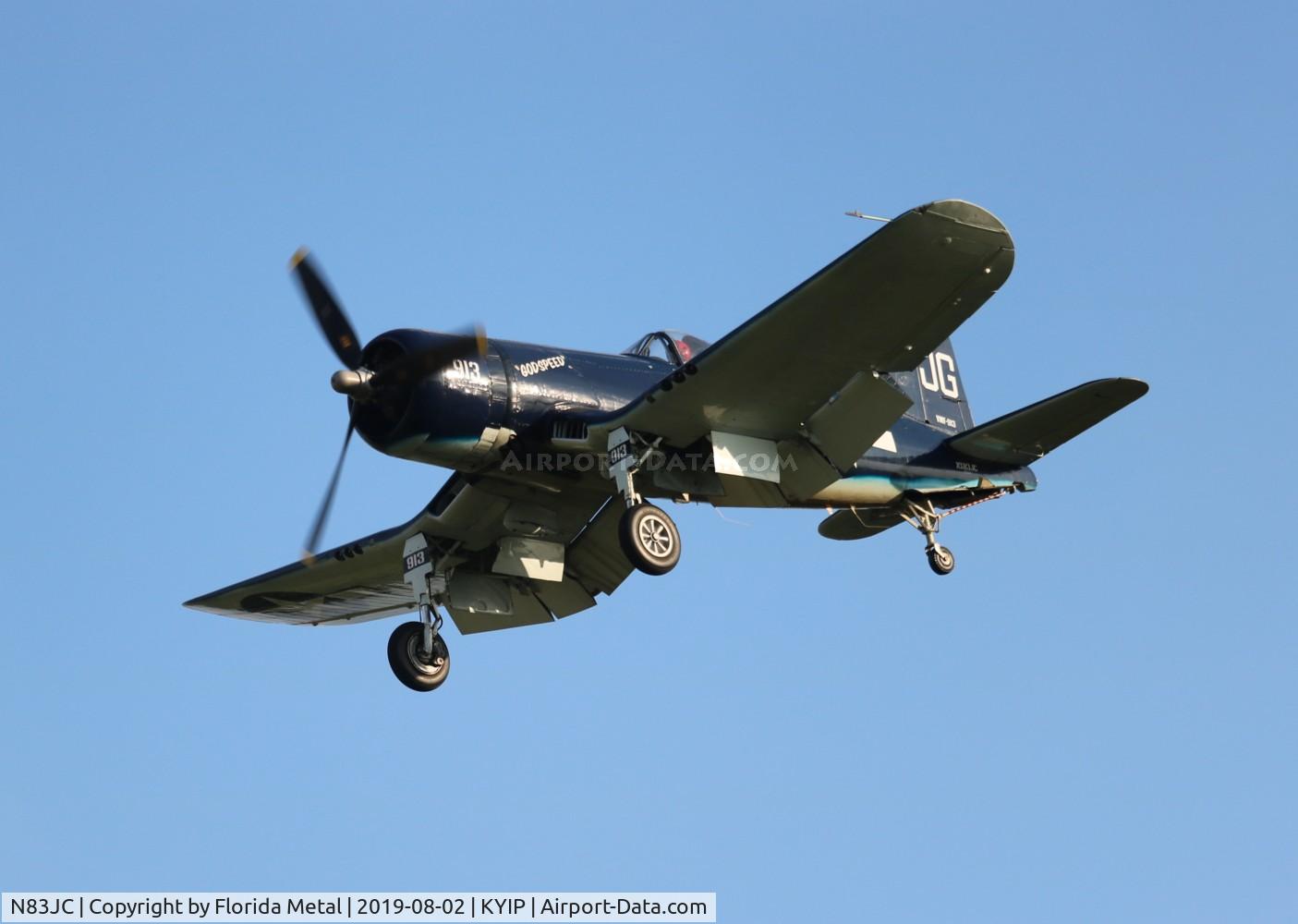 N83JC, 1943 Goodyear FG-1D Corsair C/N 67089, FG-1 zx