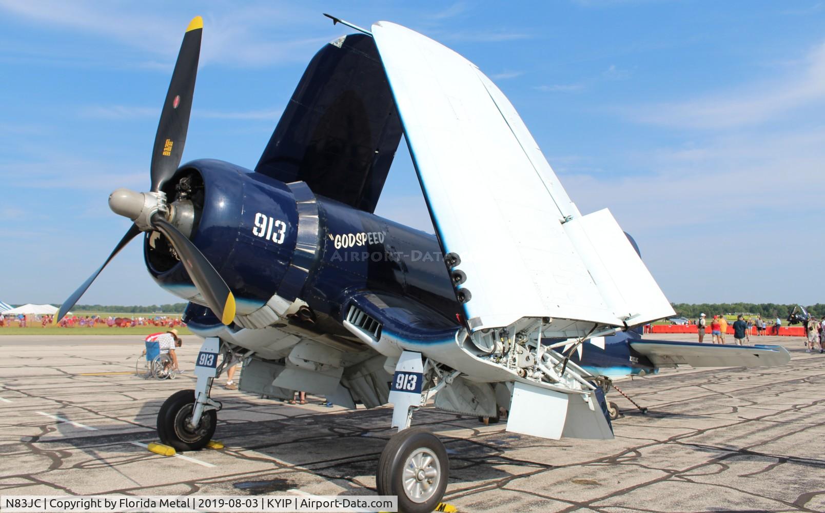 N83JC, 1943 Goodyear FG-1D Corsair C/N 67089, FG-1 zx