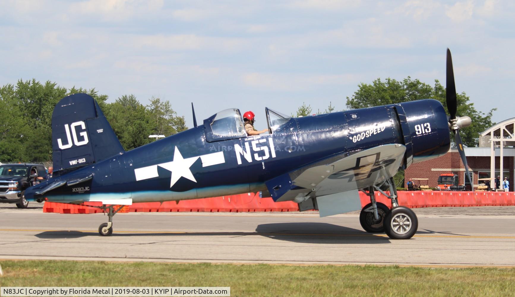 N83JC, 1943 Goodyear FG-1D Corsair C/N 67089, FG-1 zx