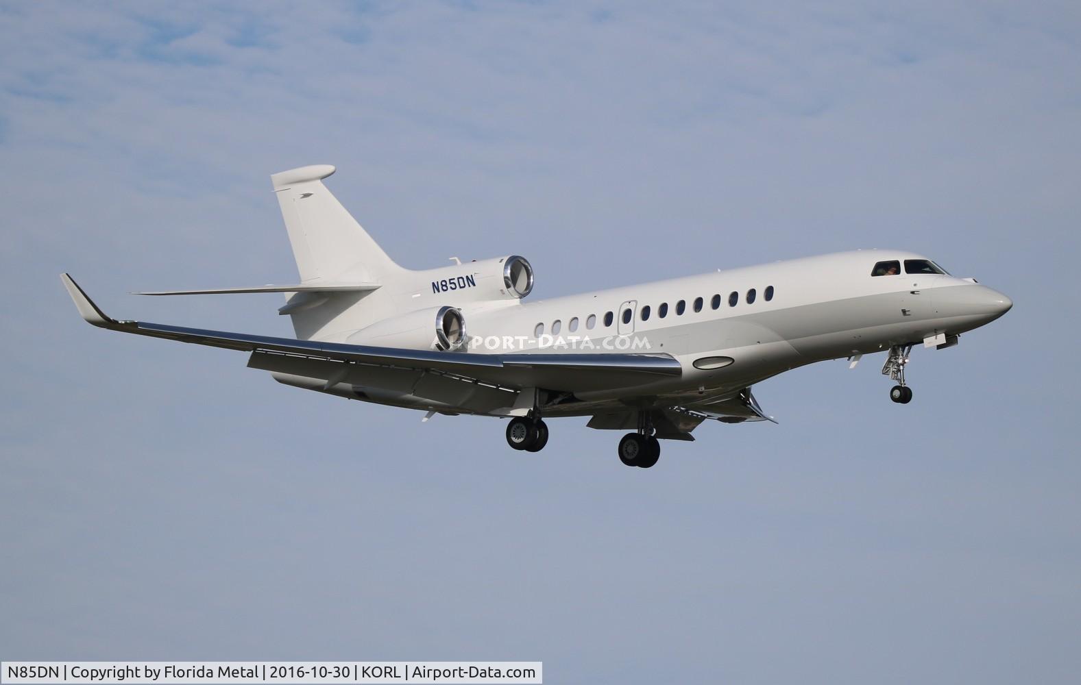 N85DN, 2011 Dassault Falcon 7X C/N 130, Falcon 7X zx