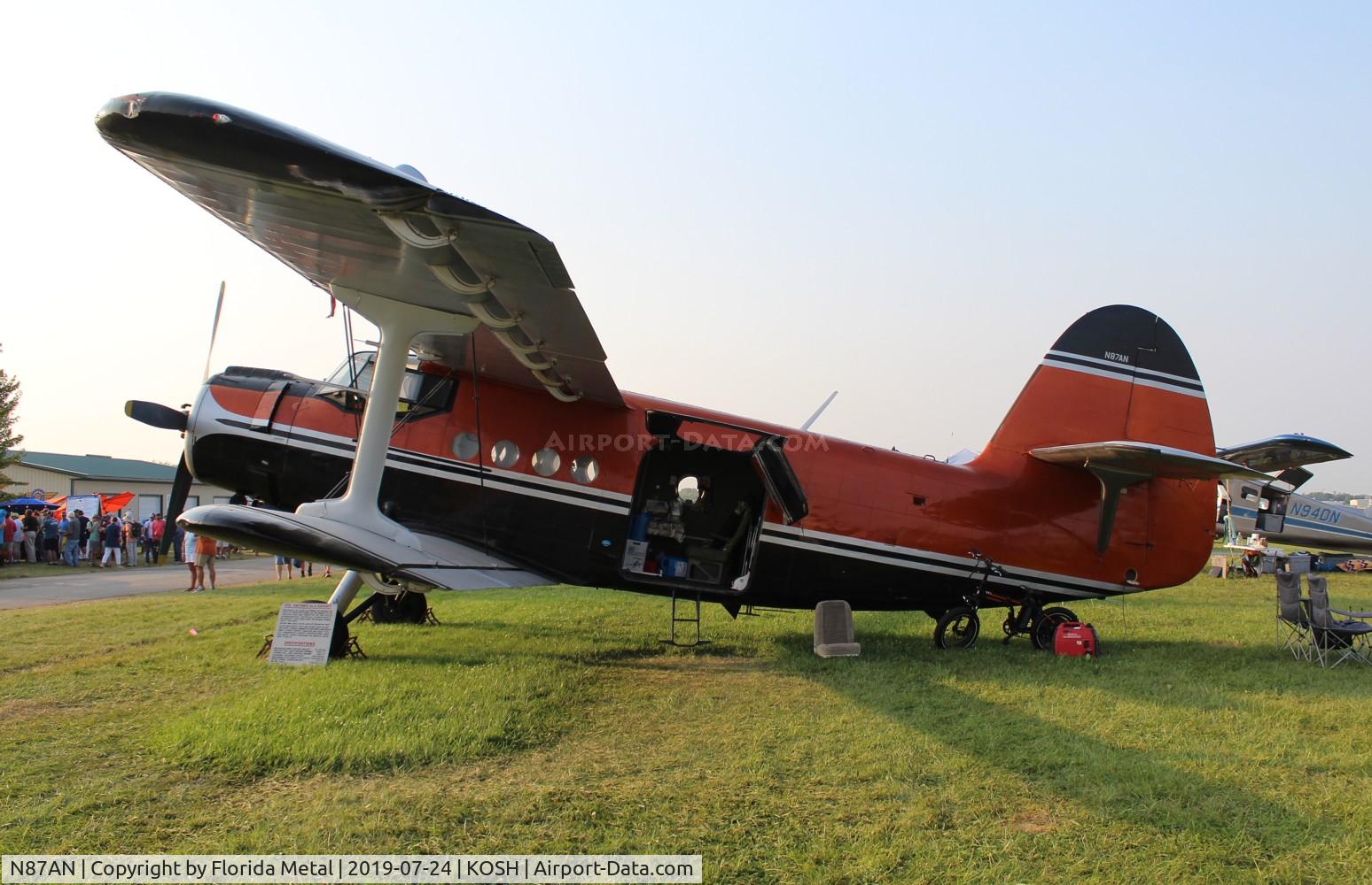 N87AN, 1987 PZL-Mielec AN-2 C/N 1G22331, AN-2 zx