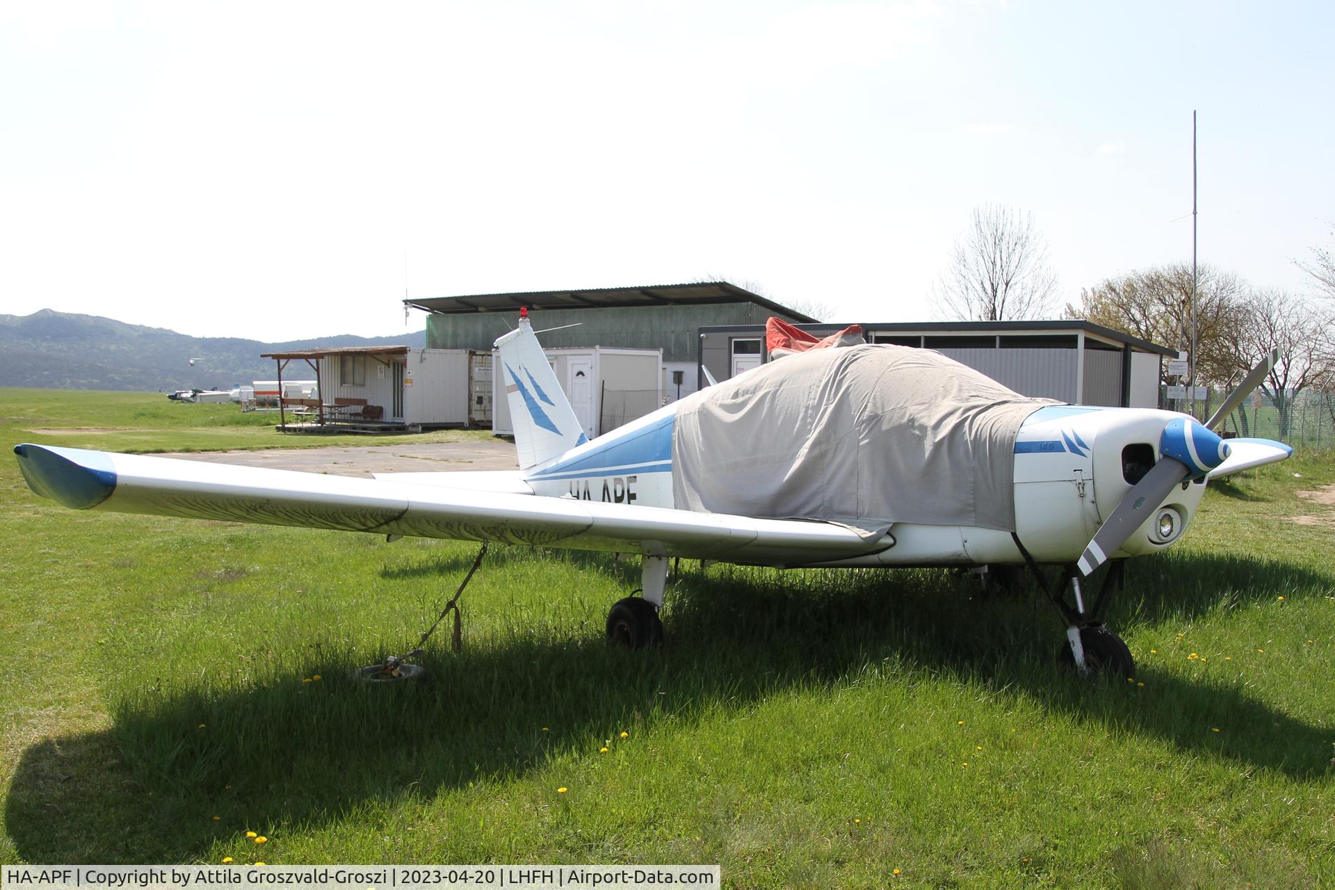 HA-APF, 1967 Piper PA-28-140 Cherokee C/N 28-23765, LHFH - Farkashegy Airport, Budakeszi - Hungary