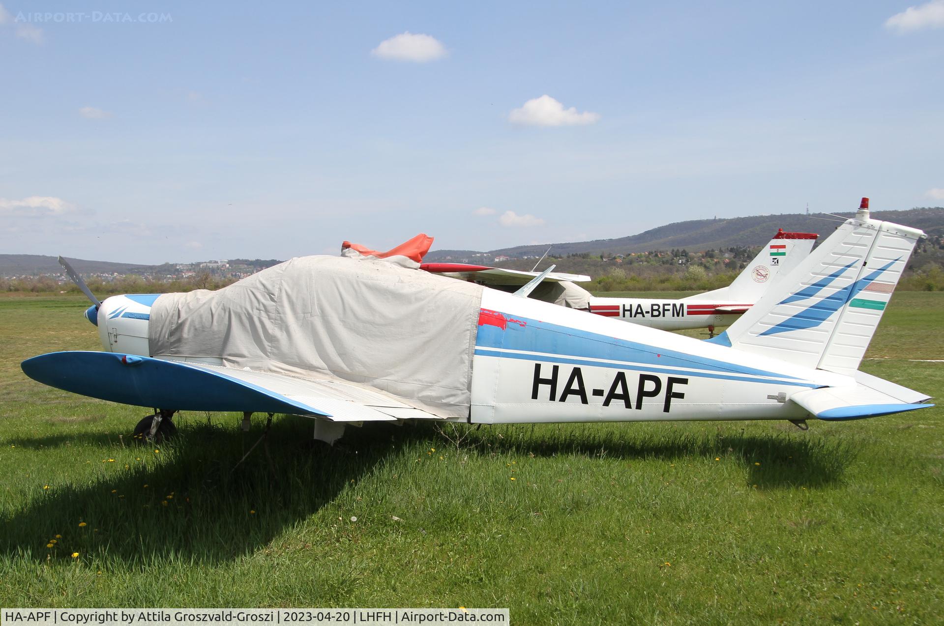 HA-APF, 1967 Piper PA-28-140 Cherokee C/N 28-23765, LHFH - Farkashegy Airport, Budakeszi - Hungary
