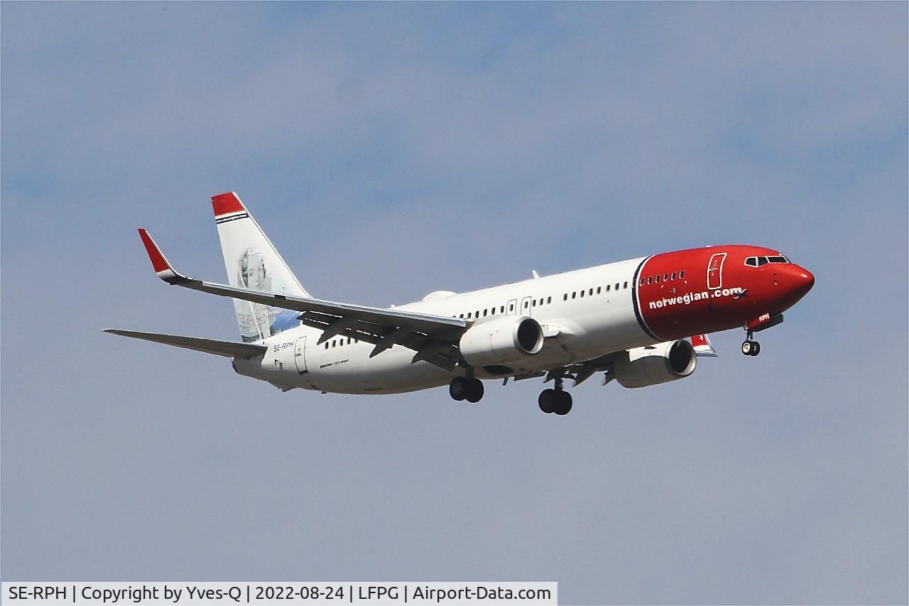 SE-RPH, 2016 Boeing 737-8JP C/N 42079, Boeing 737-8JP, Short approach rwy 09L, Roissy Charles De Gaulle airport (LFPG-CDG)