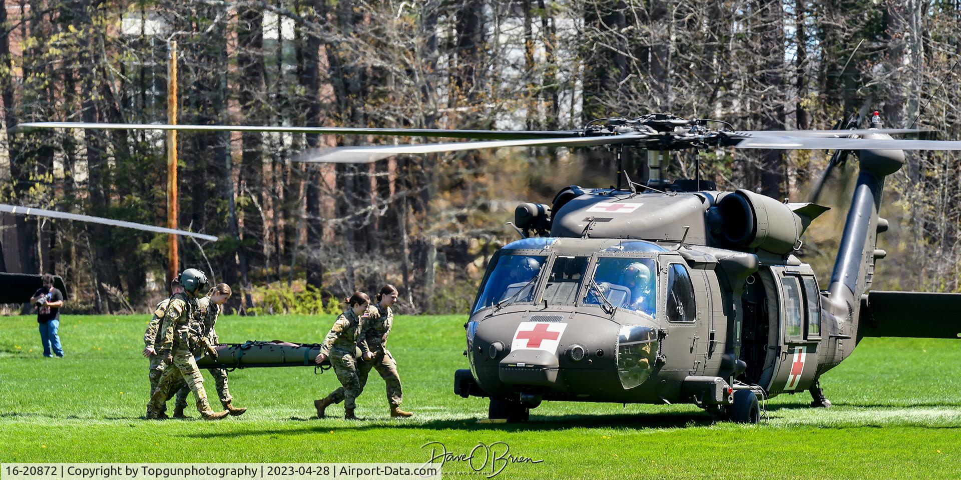 16-20872, 2017 Sikorsky HH-60M Black Hawk C/N 704508, Rescue training, had to carry a litter 1/2 a mile to the LZ, pop smoke and put the litter into the helo.