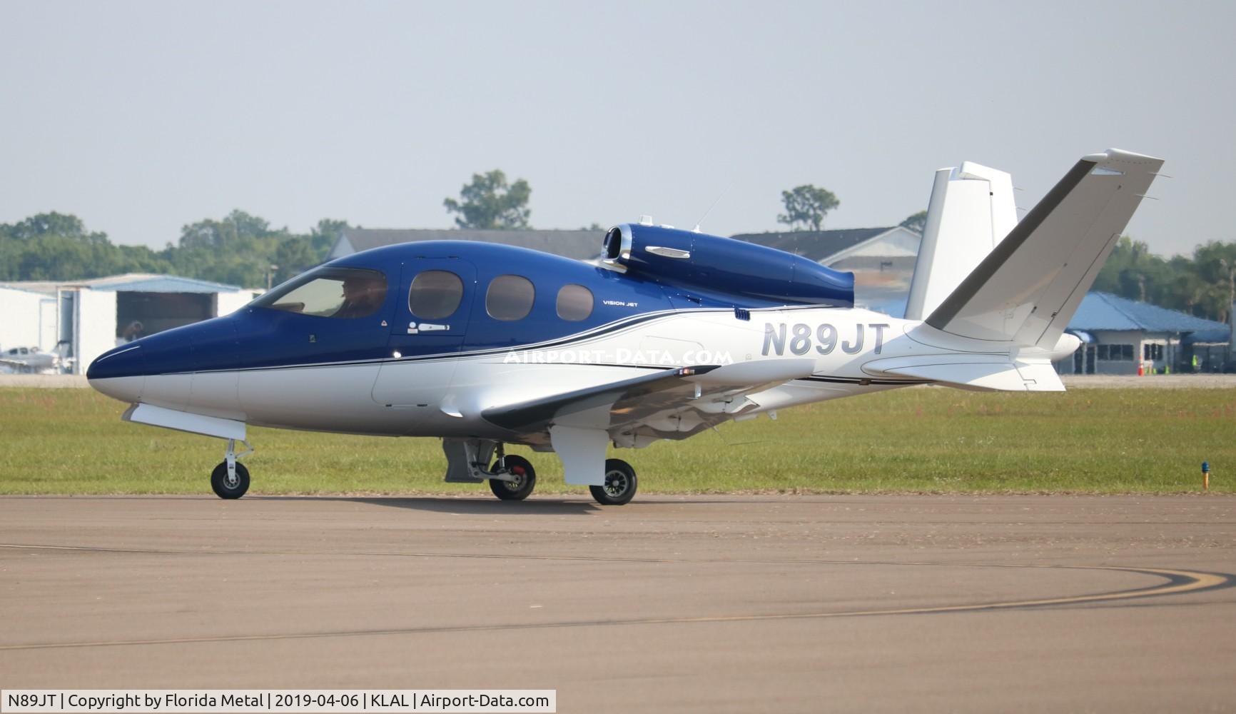 N89JT, 2019 Cirrus SF50 Vision C/N 0095, SF50 zx