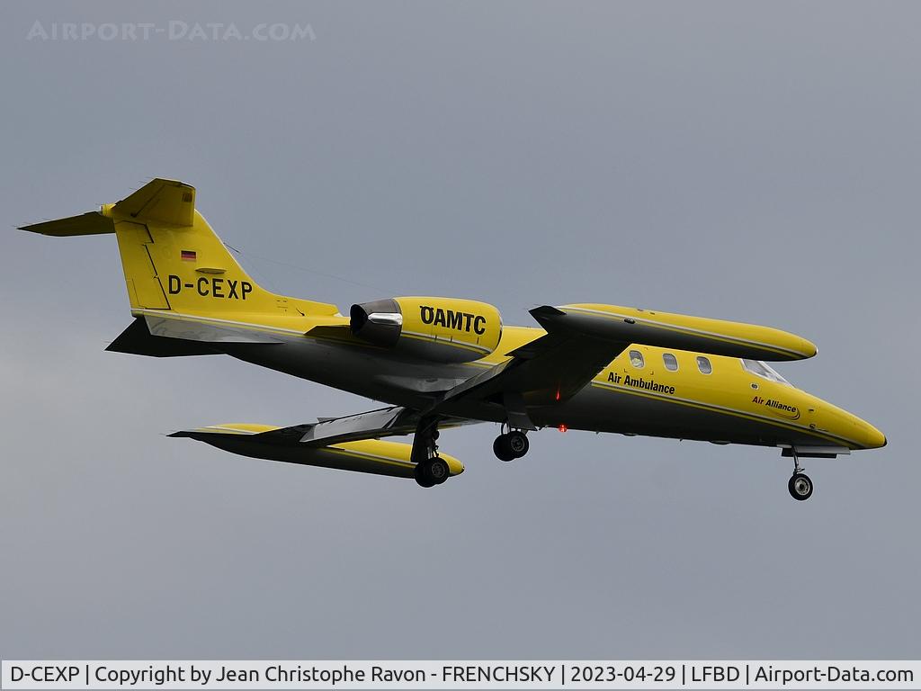 D-CEXP, 1986 Gates Learjet 35A C/N 616, AYY116 from Lamezia Terme