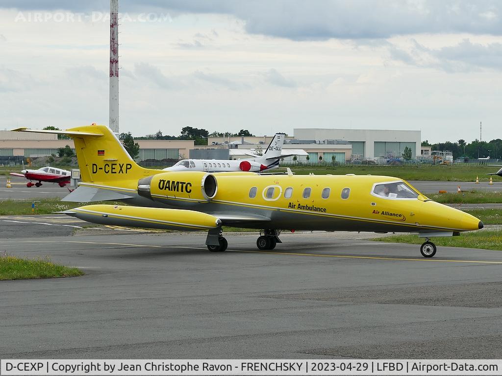 D-CEXP, 1986 Gates Learjet 35A C/N 616, AYY116 from Lamezia Terme