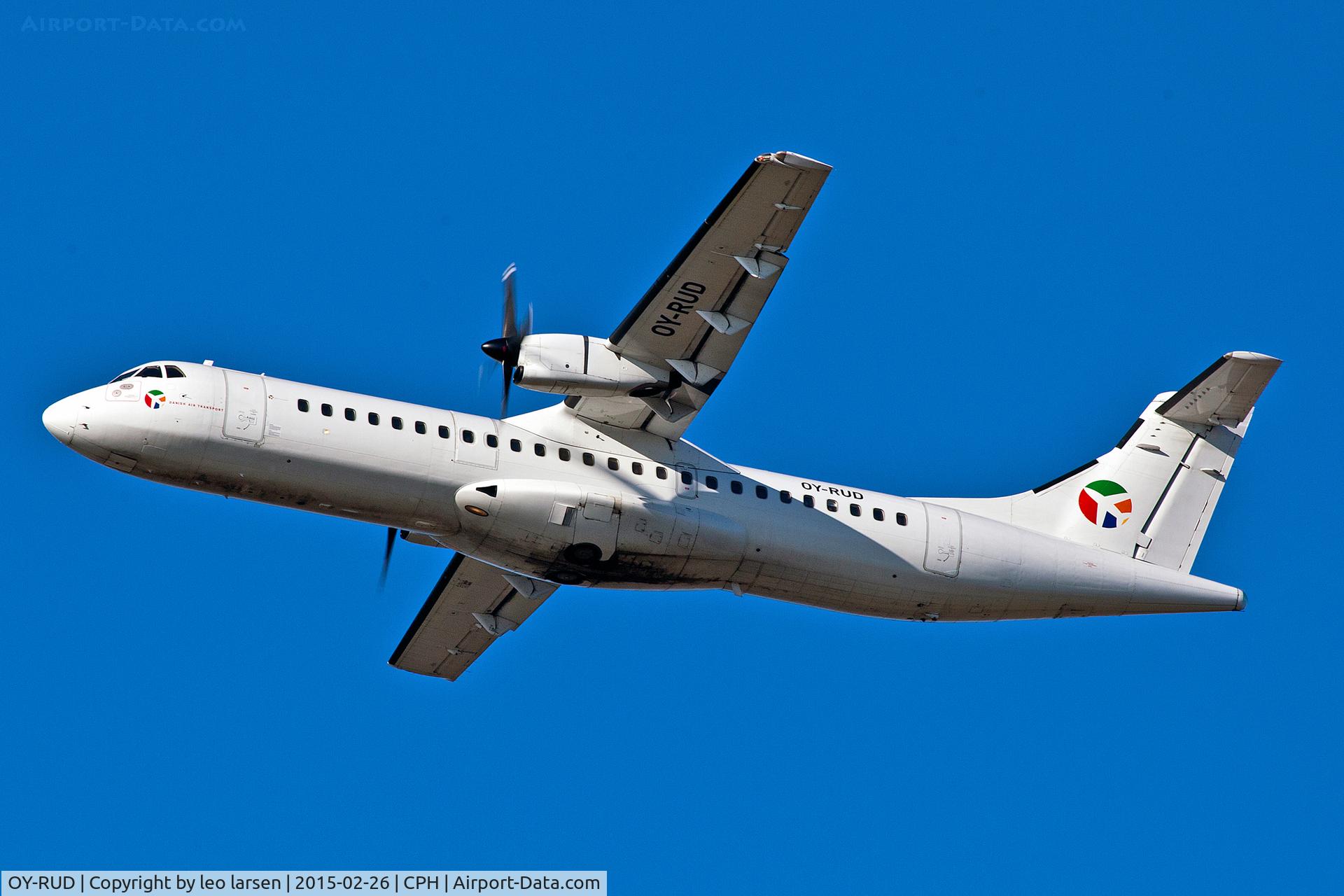 OY-RUD, 1990 ATR 72-201 C/N 162, Copenhagen 26.2.2015