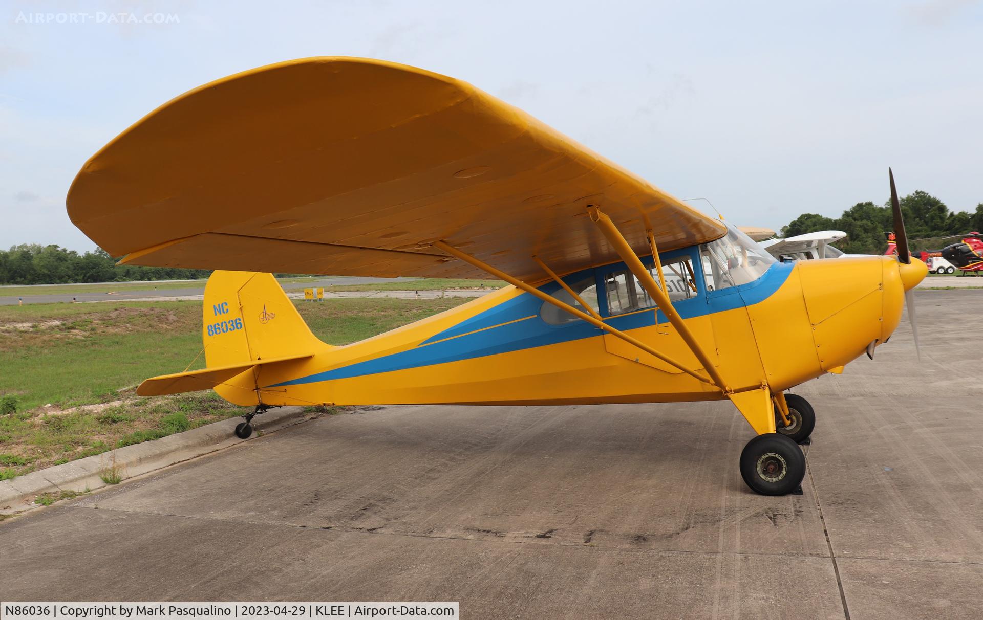 N86036, 1946 Aeronca 11AC Chief C/N 11AC-448, Aeronca 11AC