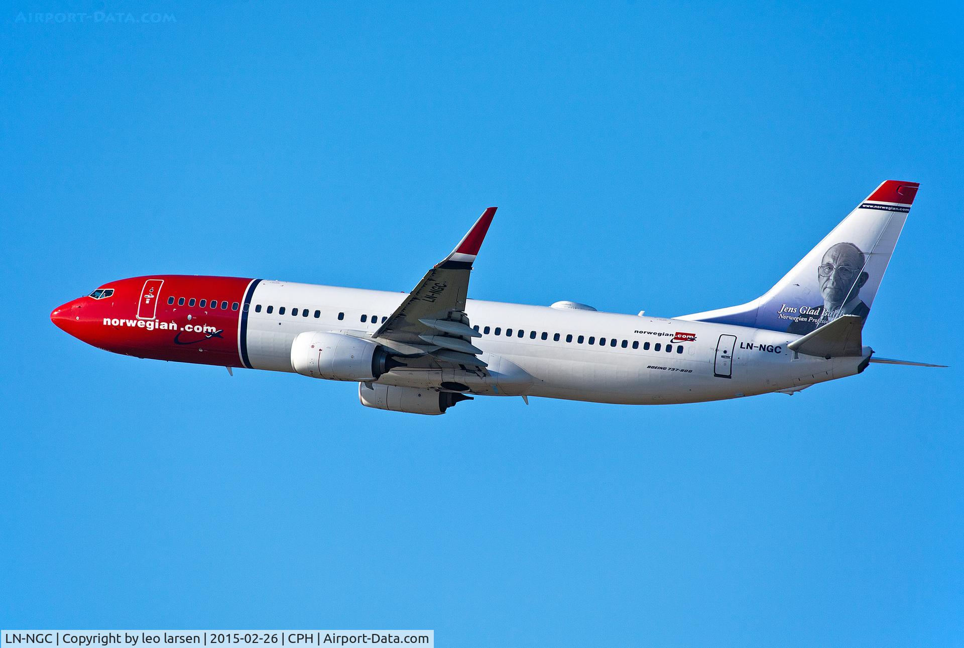 LN-NGC, 2012 Boeing 737-8JP C/N 39016, Copenhagen 26.2.2015