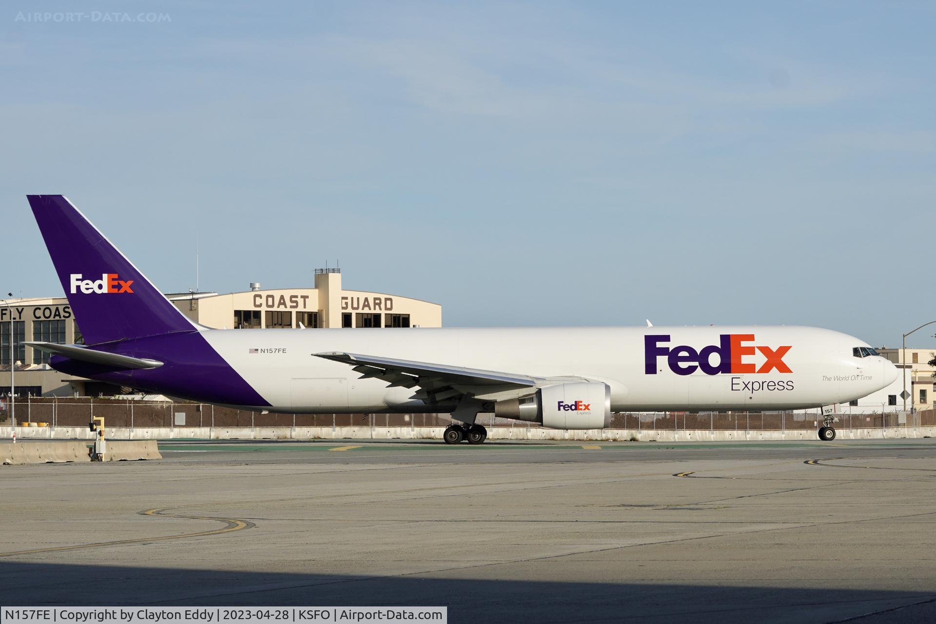 N157FE, 2018 Boeing 767-300F C/N 42731, SFO 2023.