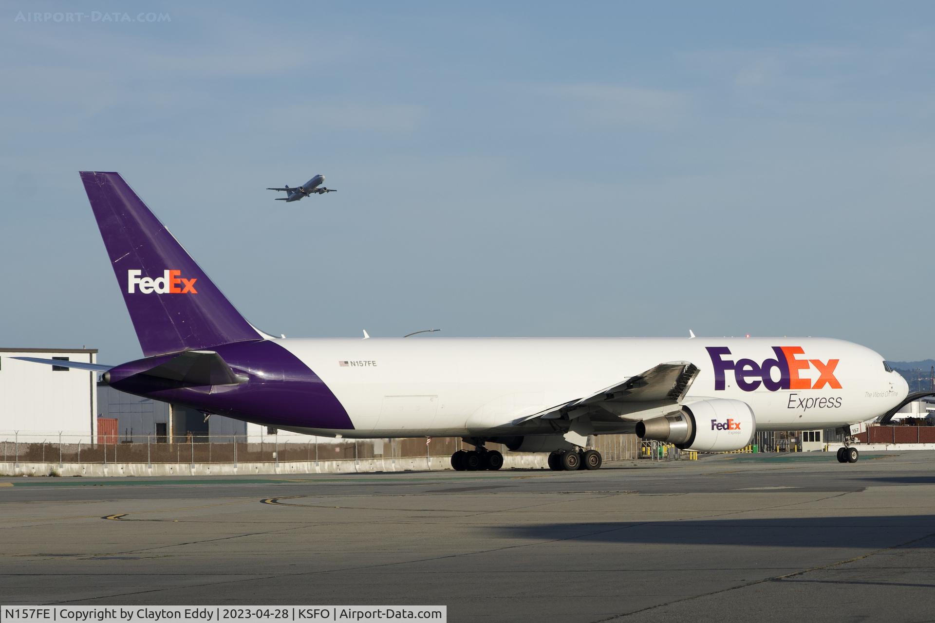 N157FE, 2018 Boeing 767-300F C/N 42731, SFO 2023.