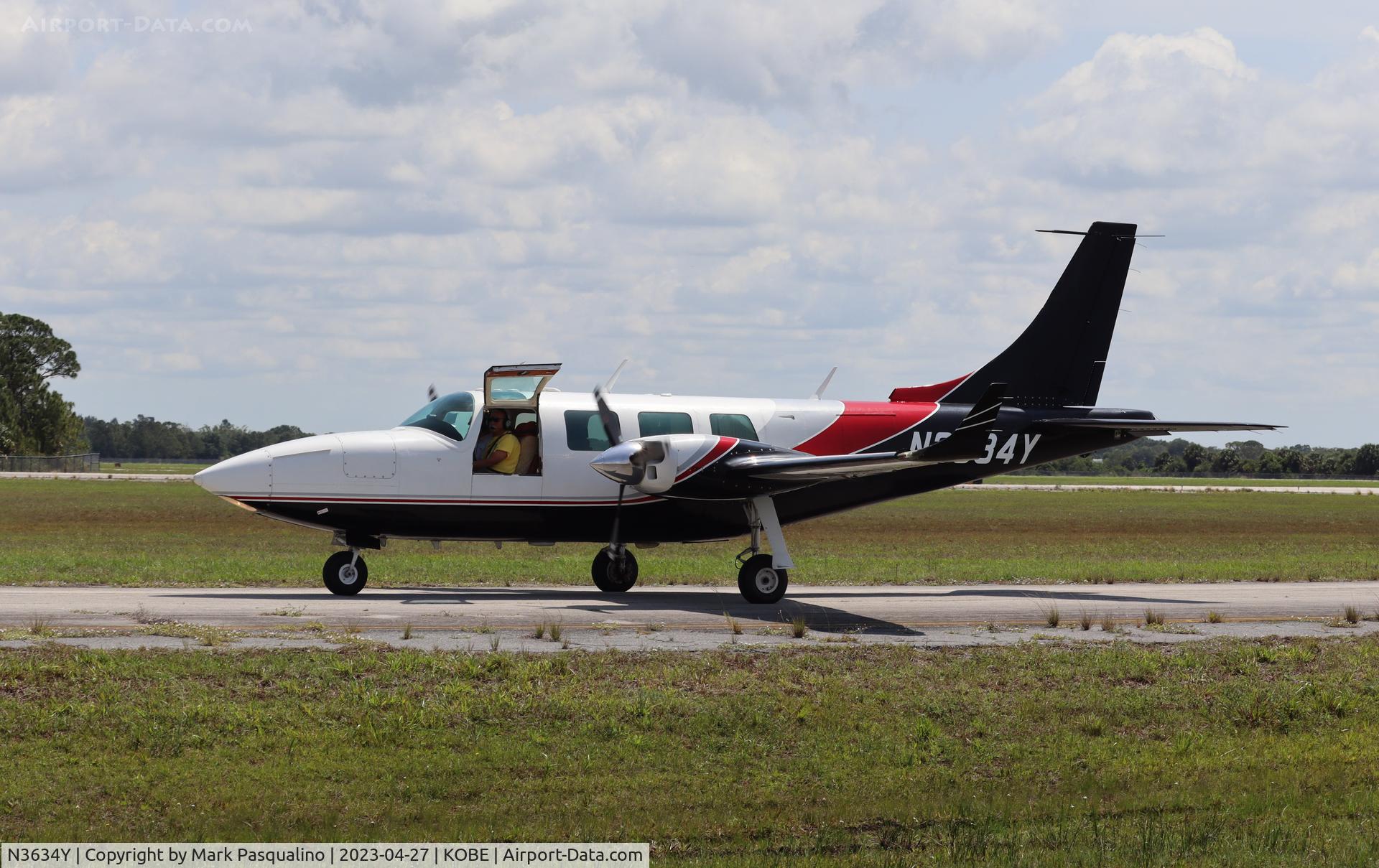 N3634Y, 1980 Piper Aerostar 600 C/N 60-0770-806-1233, Piper Aerostar 600
