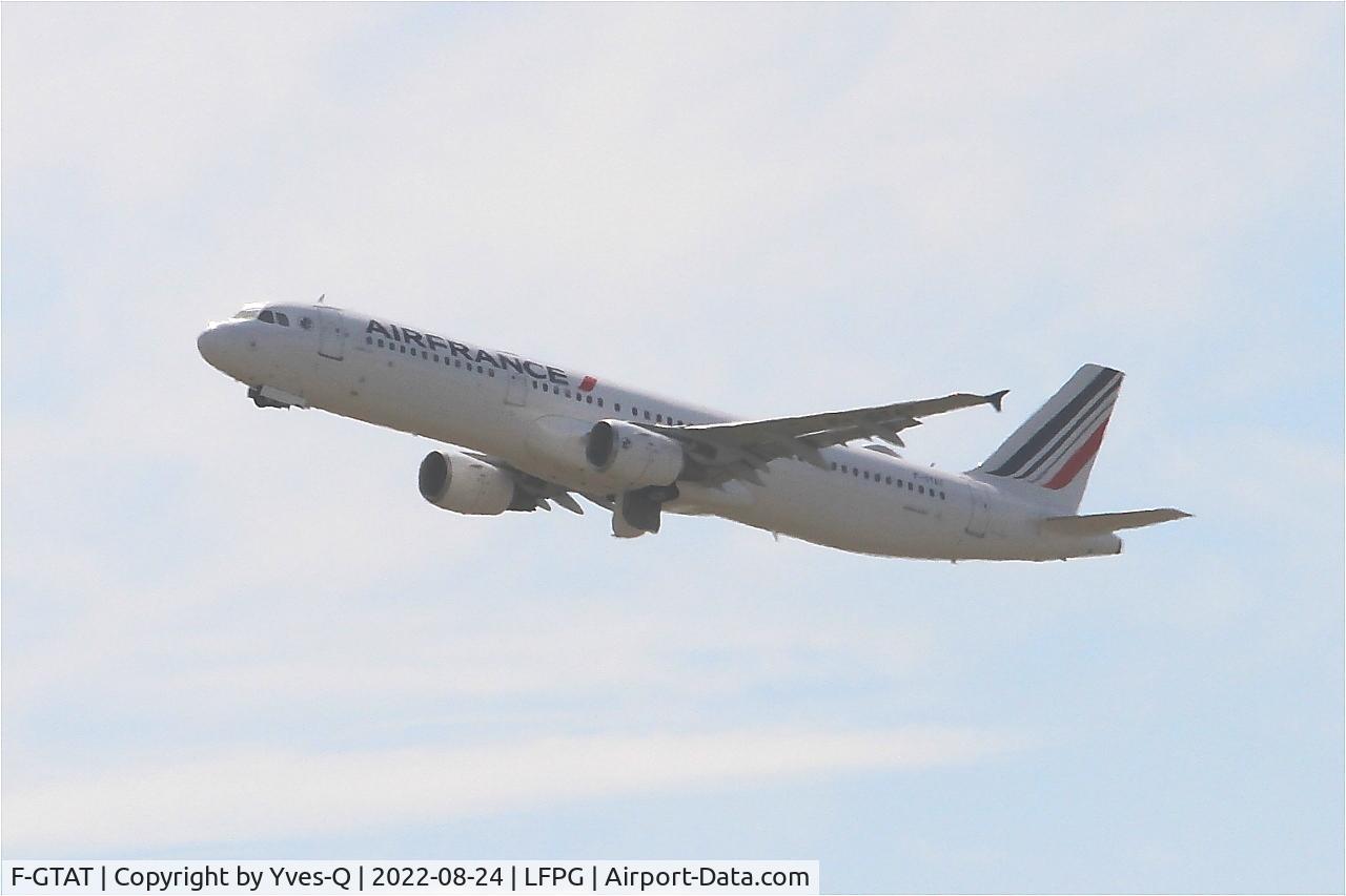 F-GTAT, 2008 Airbus A321-211 C/N 3441, Airbus A321-211, Climbing from rwy 08L, Roissy Charles De Gaulle airport (LFPG-CDG)