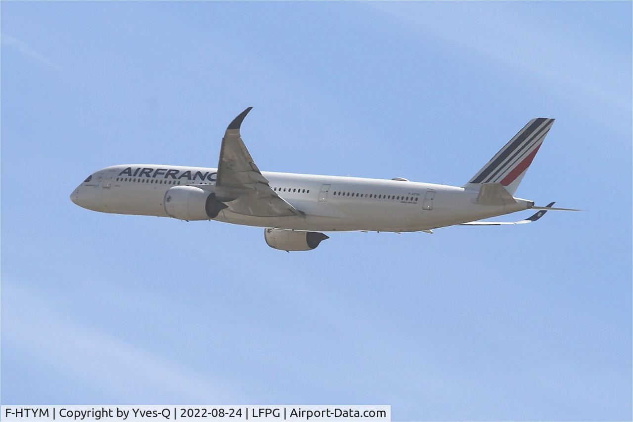 F-HTYM, 2022 Airbus A350-941 C/N 520, Airbus 350-941, Climbing from rwy 08L, Roissy Charles De Gaulle airport (LFPG-CDG)