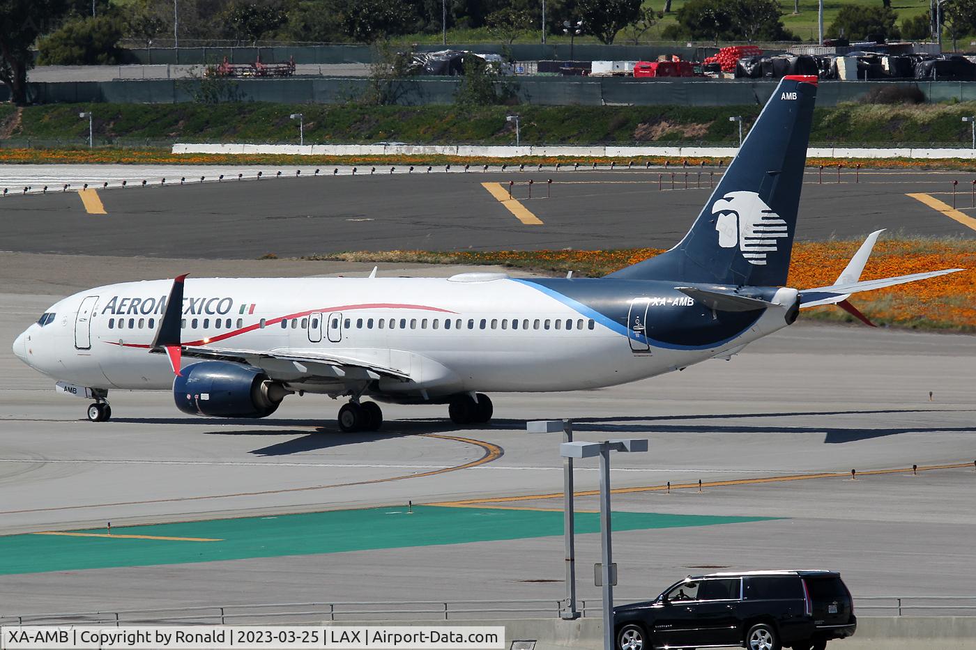 XA-AMB, 2013 Boeing 737-852 C/N 36703, at lax
