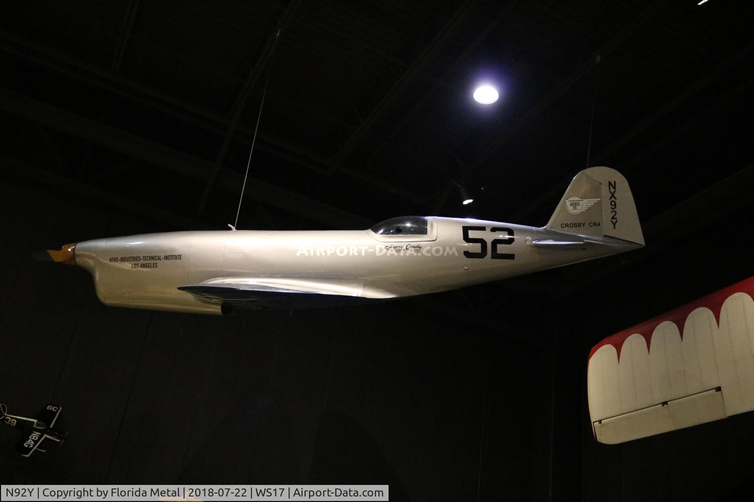 N92Y, 1938 Crosby CR4 C/N 101, EAA Museum zx
