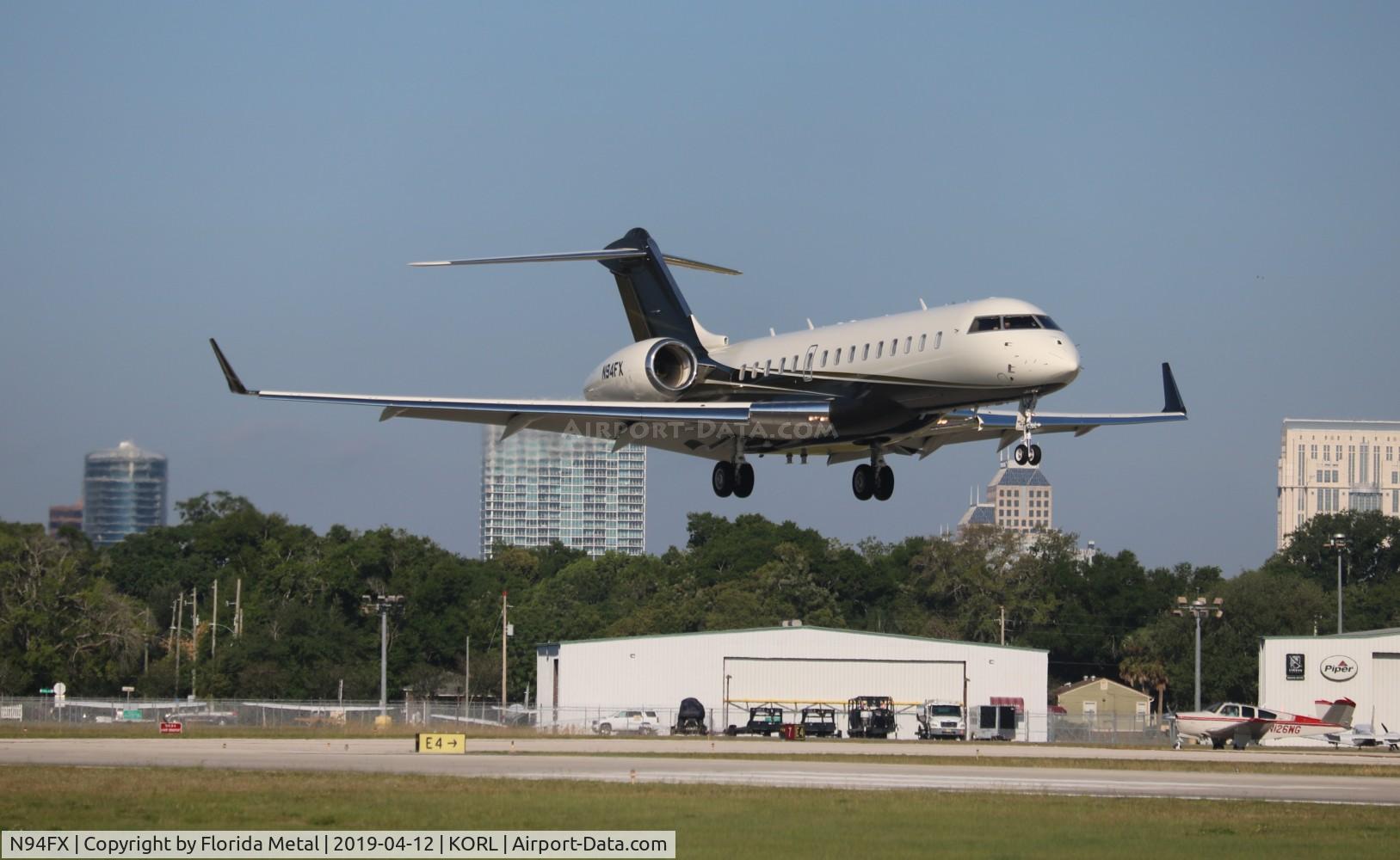 N94FX, 2007 Bombardier BD-700-1A10 Global Express C/N 9242, ORL zx
