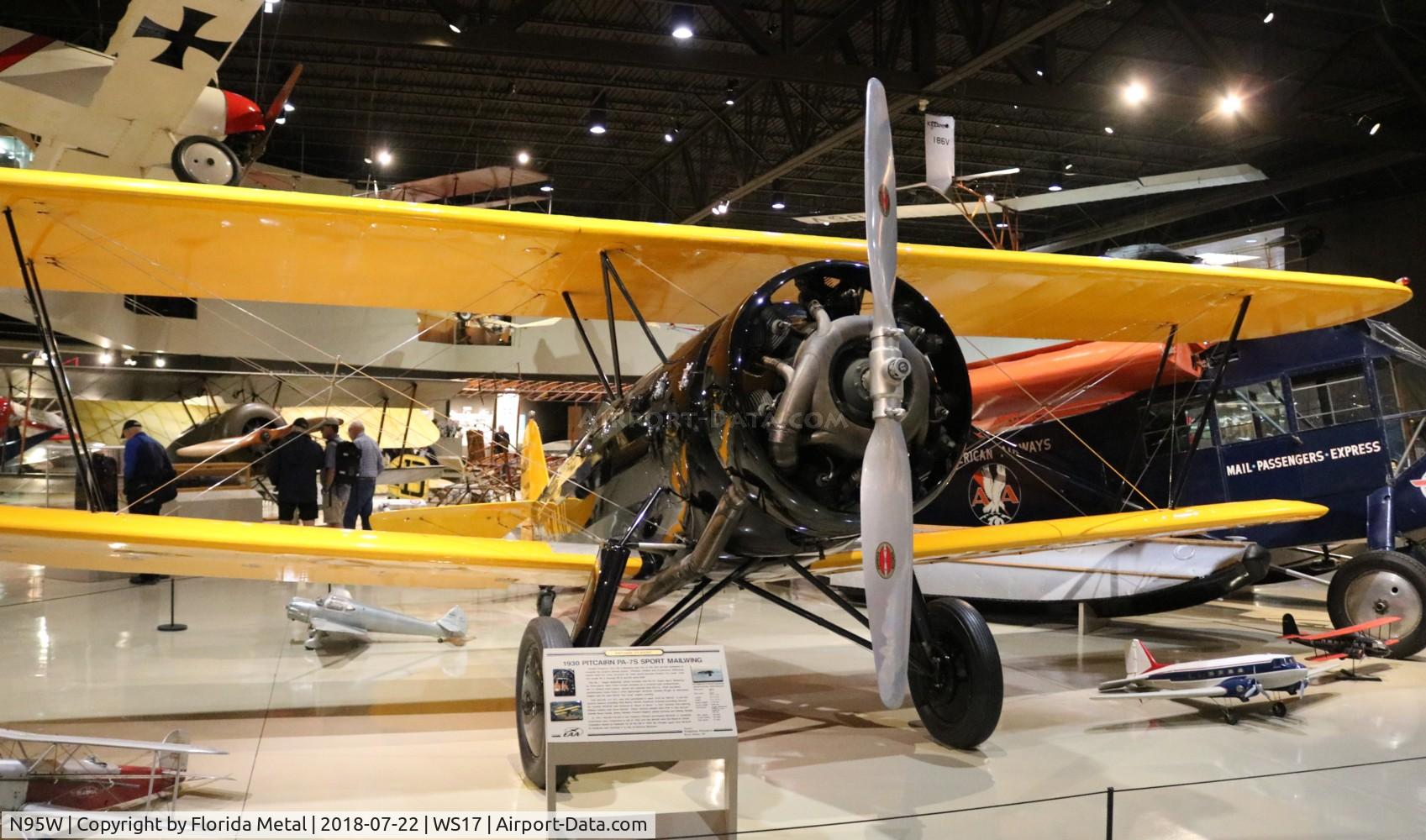 N95W, 1930 Pitcairn PA-7 Super Mailwing C/N 147, EAA Museum zx